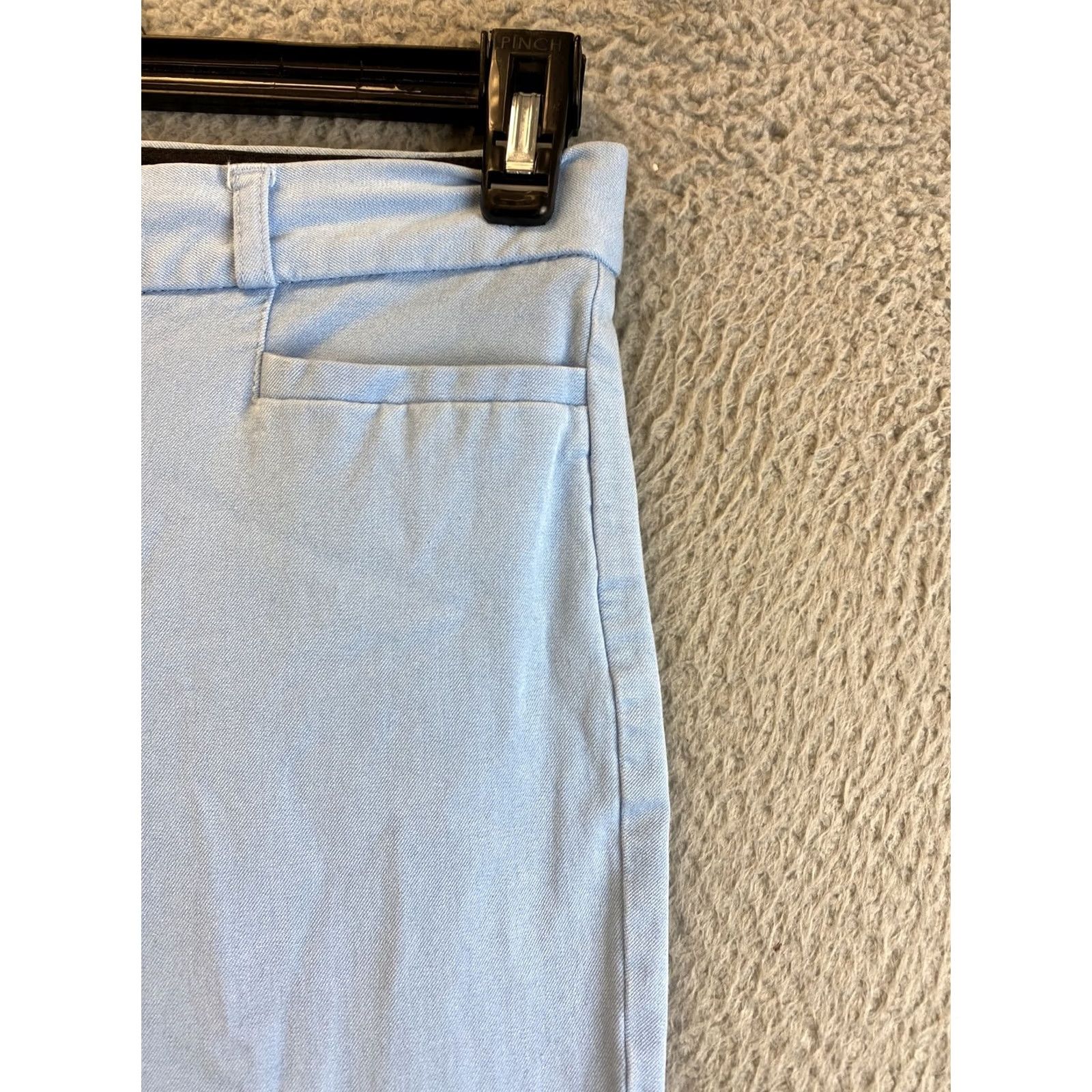 Banana Republic Banana Republic Dress Pants Womens 4 Reg Flat Front Blue 30x24 Regular Straight Zip Fly Band Event 4 Mens? Size 27" / US 4 / IT 40 - 5 Thumbnail