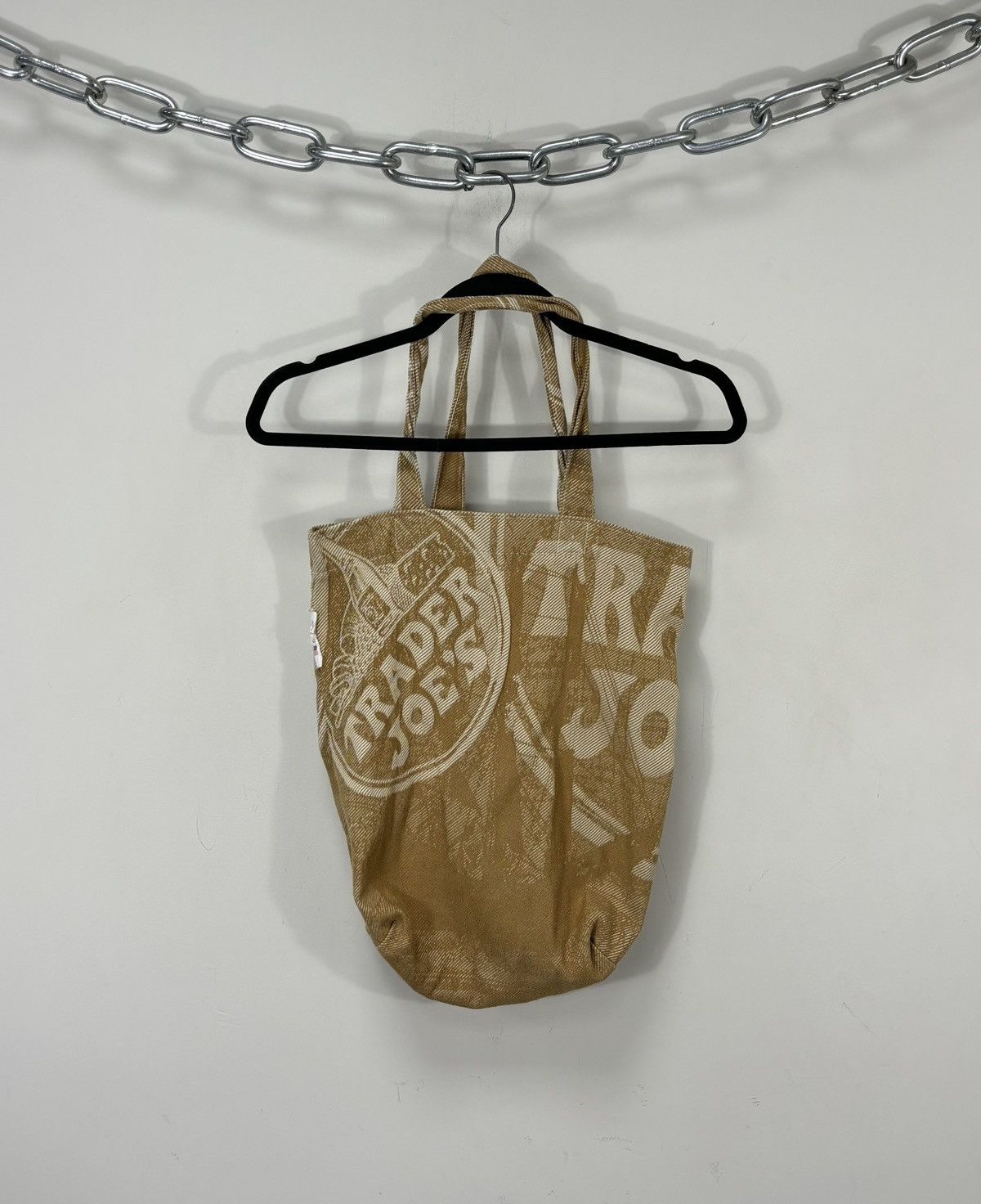 Other Trader Joe’s Vintage Beige Brown Made In USA Canvas Tote Bag Size ONE SIZE - 9 Thumbnail