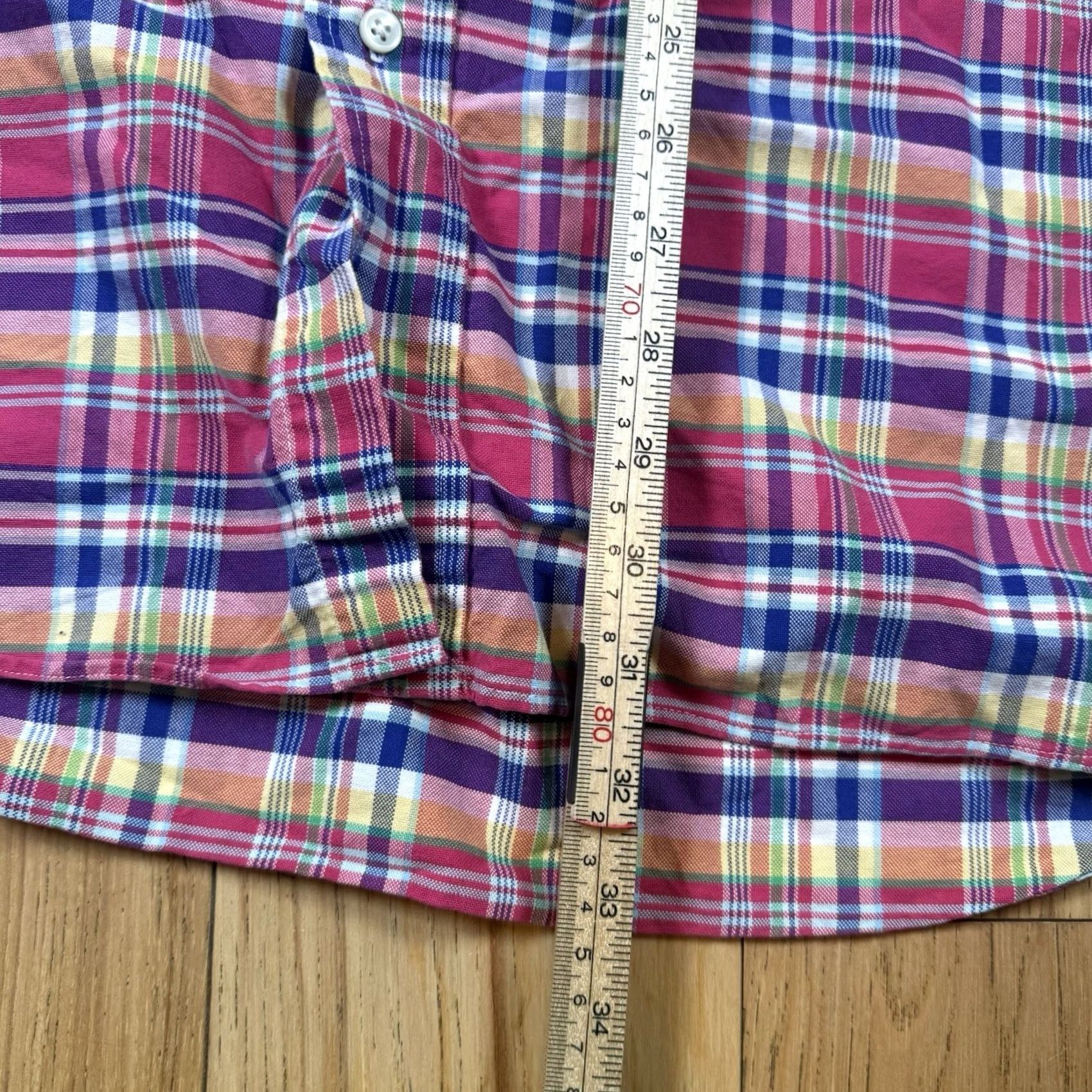 Polo Ralph Lauren Polo Ralph Lauren Button Shirt Mens 3XB Big Plaid Gingham Check Long Sleeve Big 3X Multicolor Mens Size US XXL / EU 58 / 5 - 7 Thumbnail