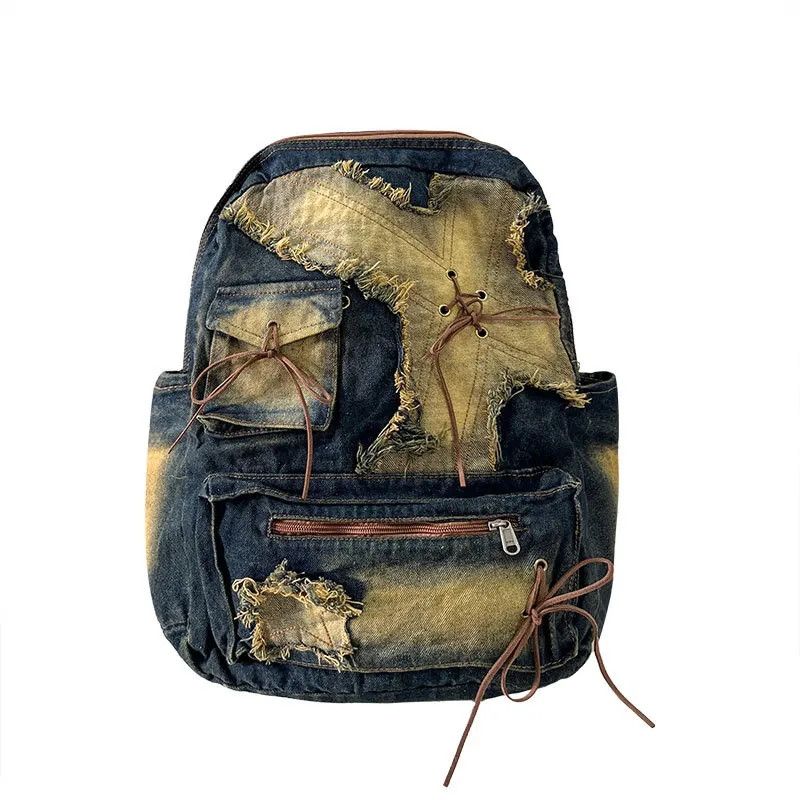 Vintage Denim backpack Size ONE SIZE - 4 Thumbnail