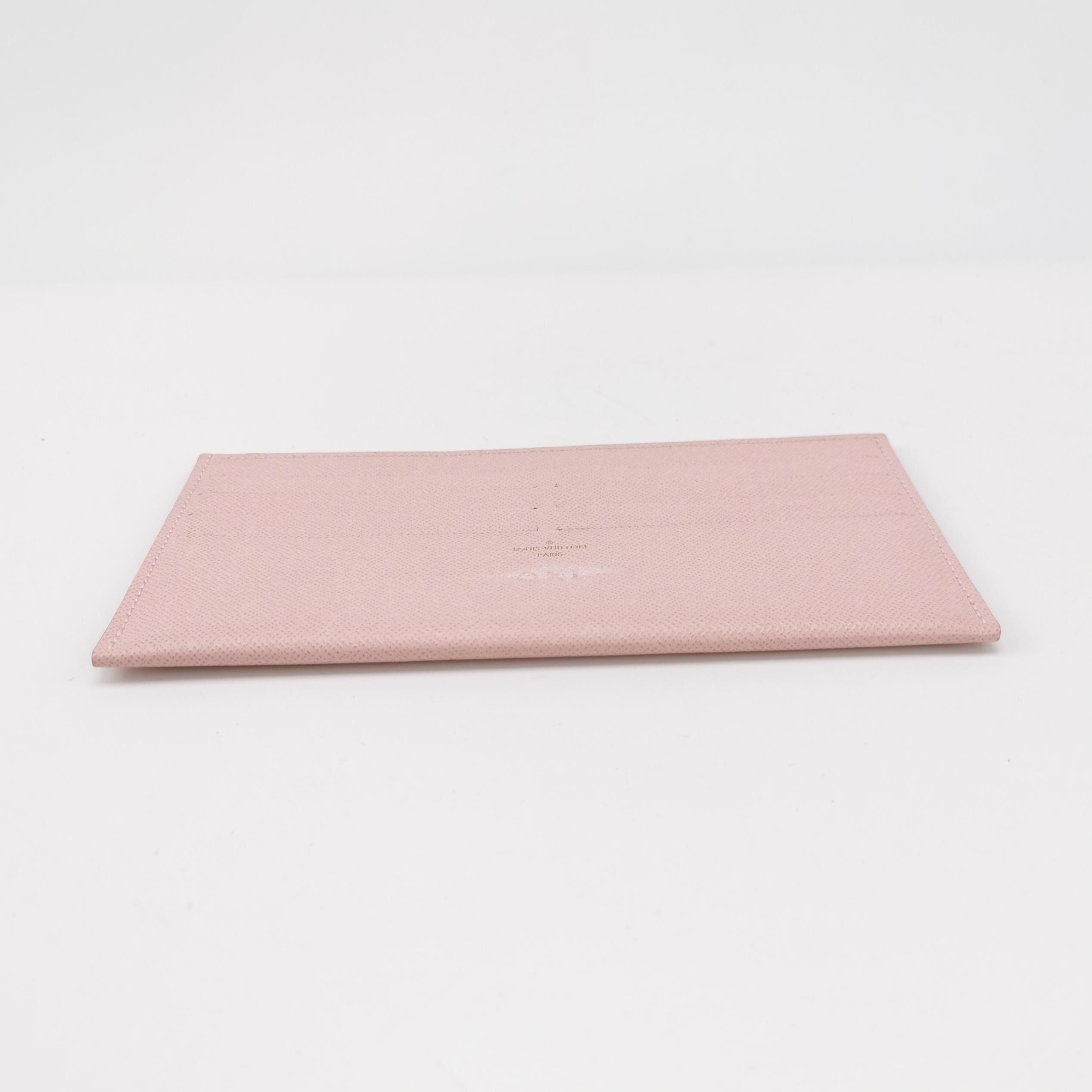 Louis Vuitton Louis Vuitton (LV) Cowhide Solid Color Simple Card Holder - Size ONE SIZE - 4 Thumbnail