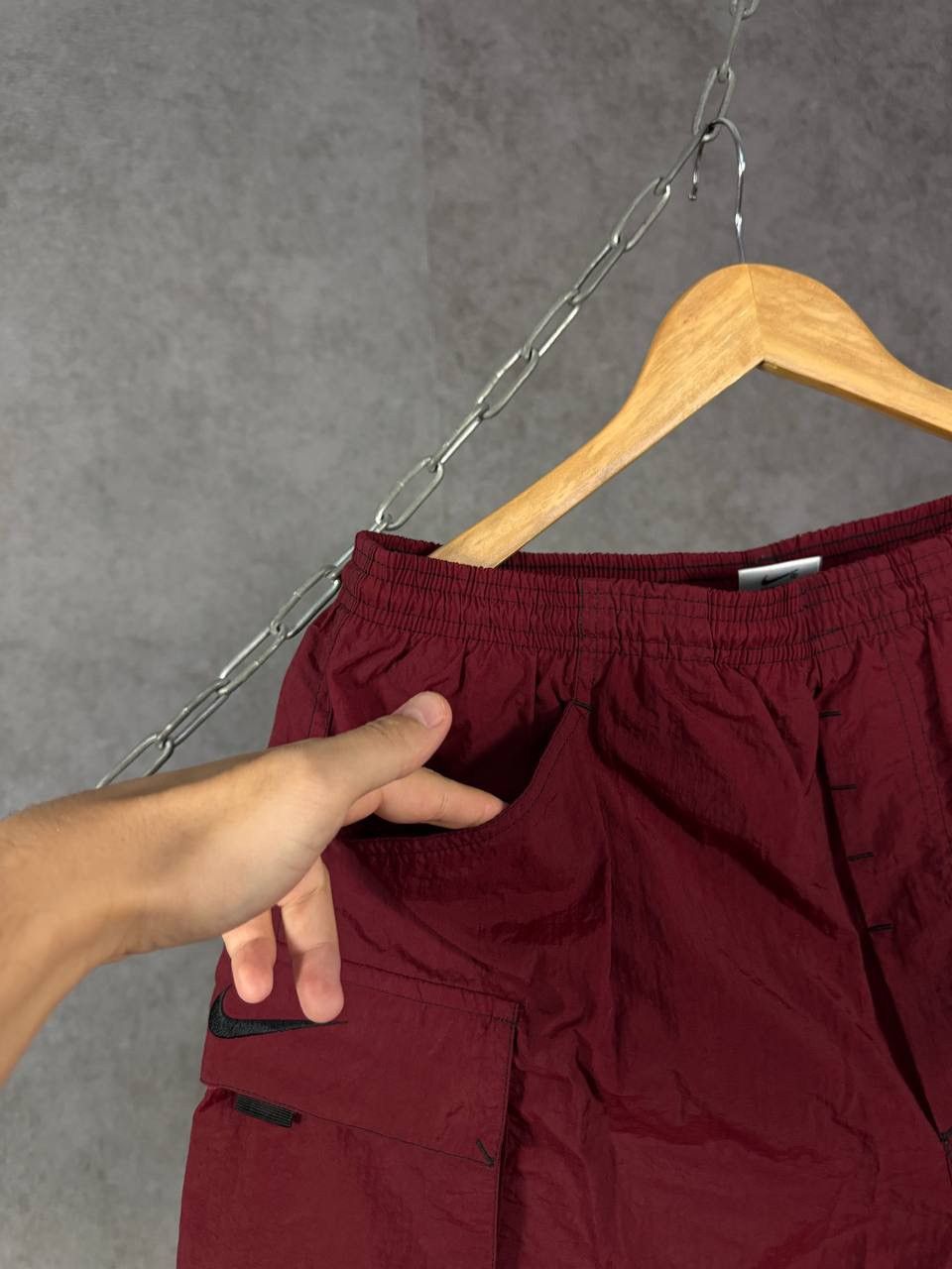 Nike Nike swoosh vintage nylon shorts Size US 32 / EU 48 - 4 Thumbnail