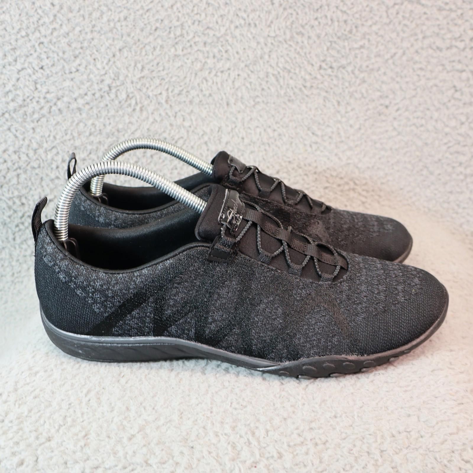 SKECHERS Skechers Women sz 10 Breathe Easy - Infi-Knity 100301W.BLK Size US 10 / IT 40 - 4 Thumbnail