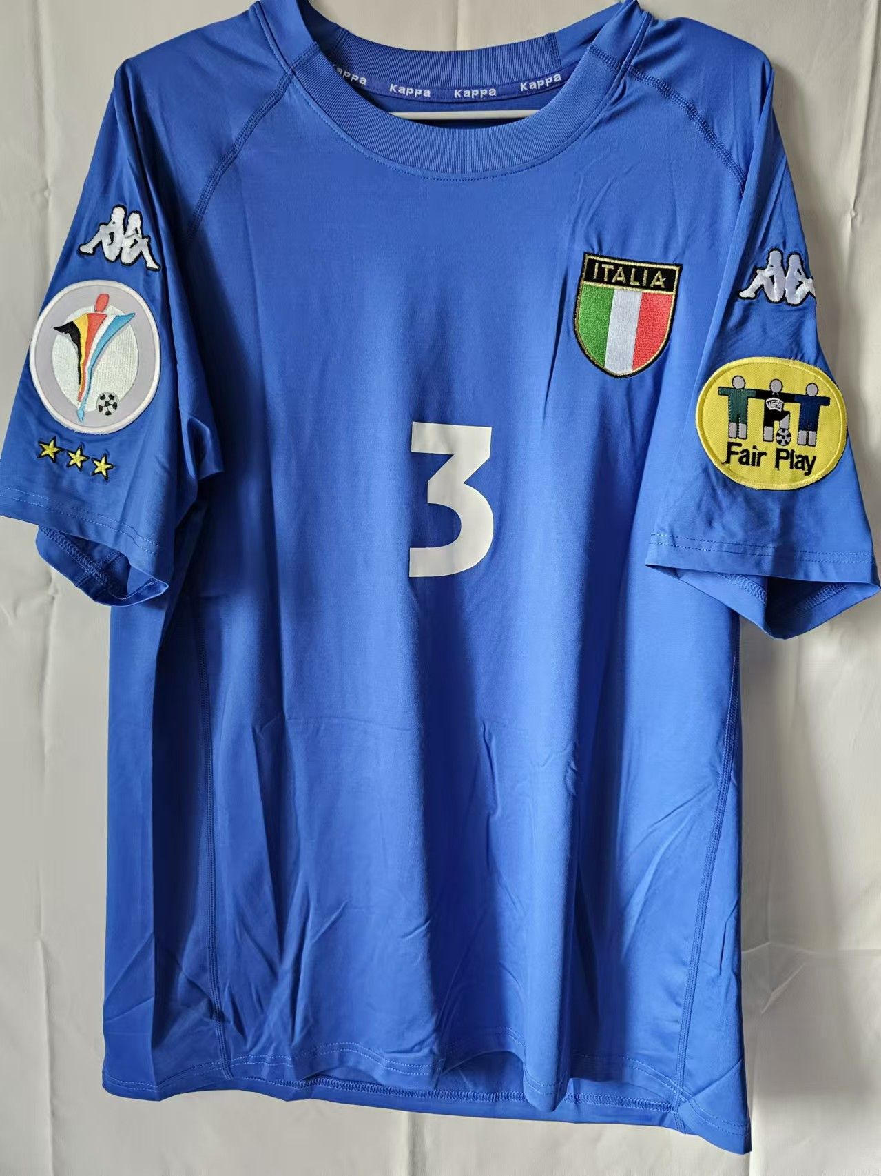 Other 2000 Euro Cup Italy #3 Paolo Maldini Jersey Home Size US XL / EU 56 / 4 - 2 Thumbnail