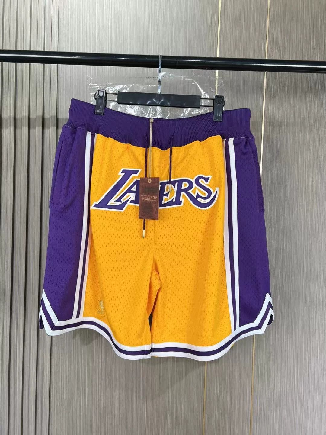 Just Don Just Don Lakers Embroidered Logo Shorts Size US 28 / EU 44 - 1 Thumbnail