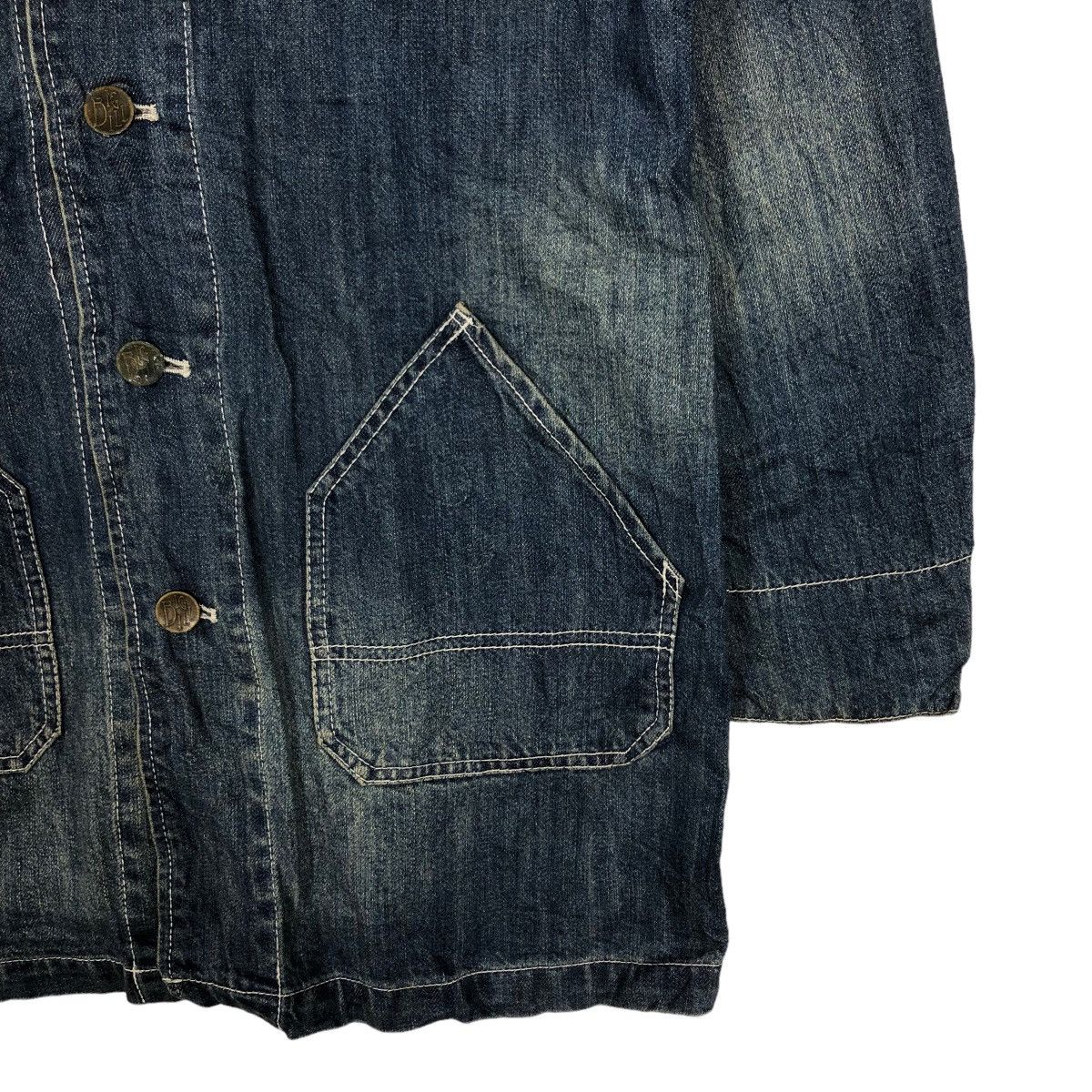 Japanese Brand 🔥90s Vintage Hikory Chore Jacket BigBill Japan Issey Miyake Size US M / EU 48-50 / 2 - 5 Thumbnail
