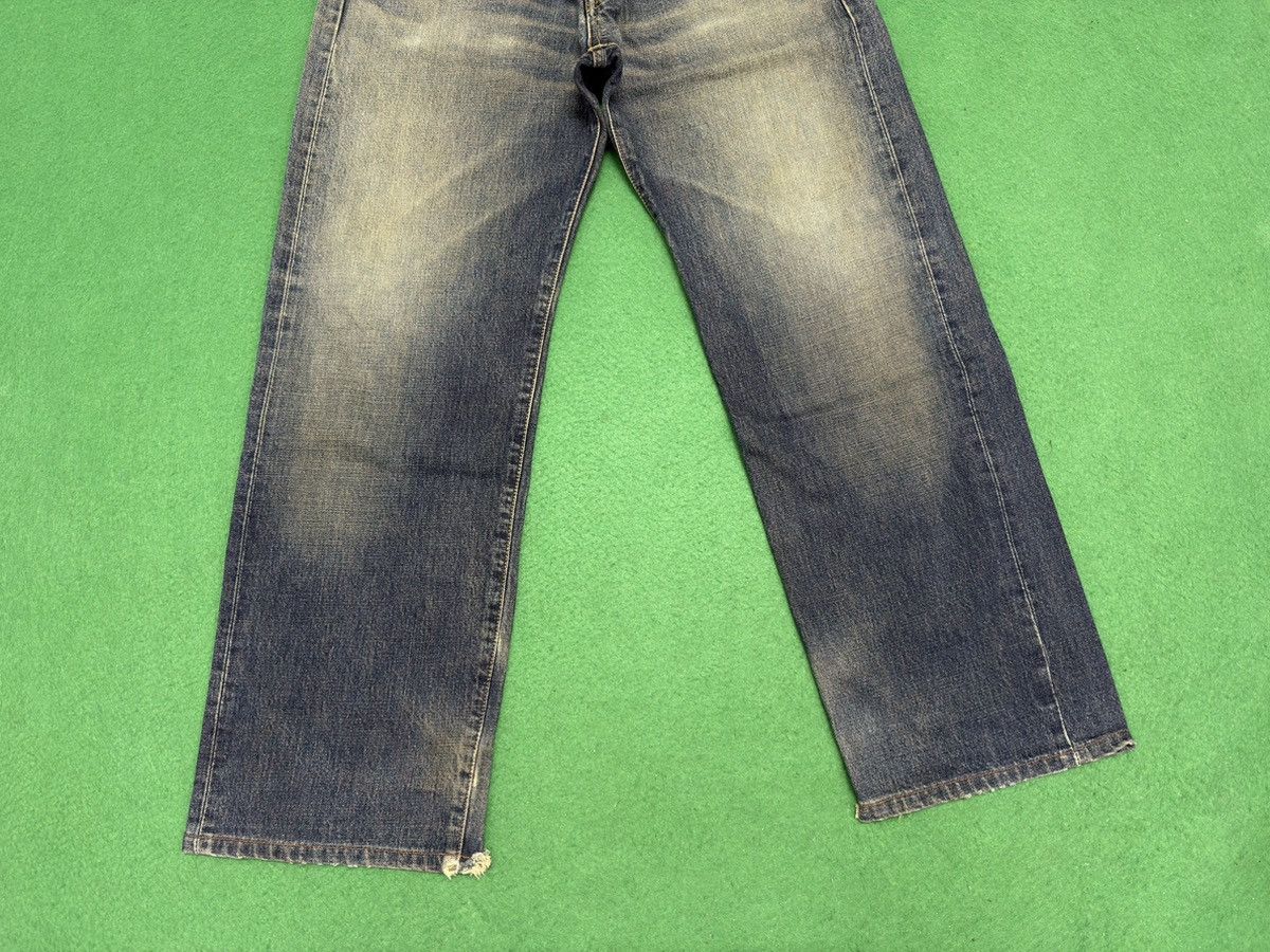 If Six Was Nine A30 Vintage Rusty Selvedge Edwin 505 Distressed Size US 30 / EU 46 - 3 Thumbnail