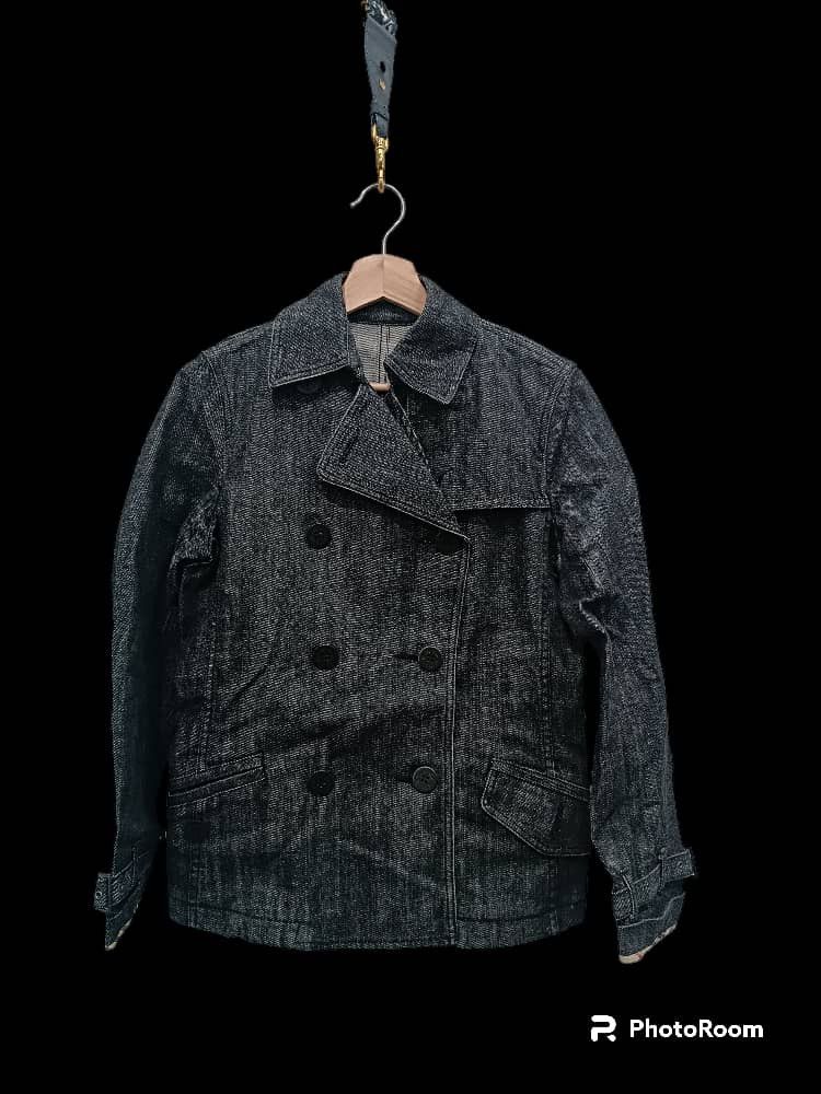 Burberry × Designer RARE BURBERRY DENIM JACKET Size US XXS / EU 40 - 1 Thumbnail