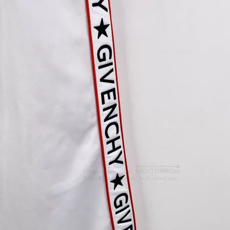 Givenchy Givenchy White Side Logo Cotton Casual Athletic Long Pants Size US 38 / EU 54 - 4 Thumbnail