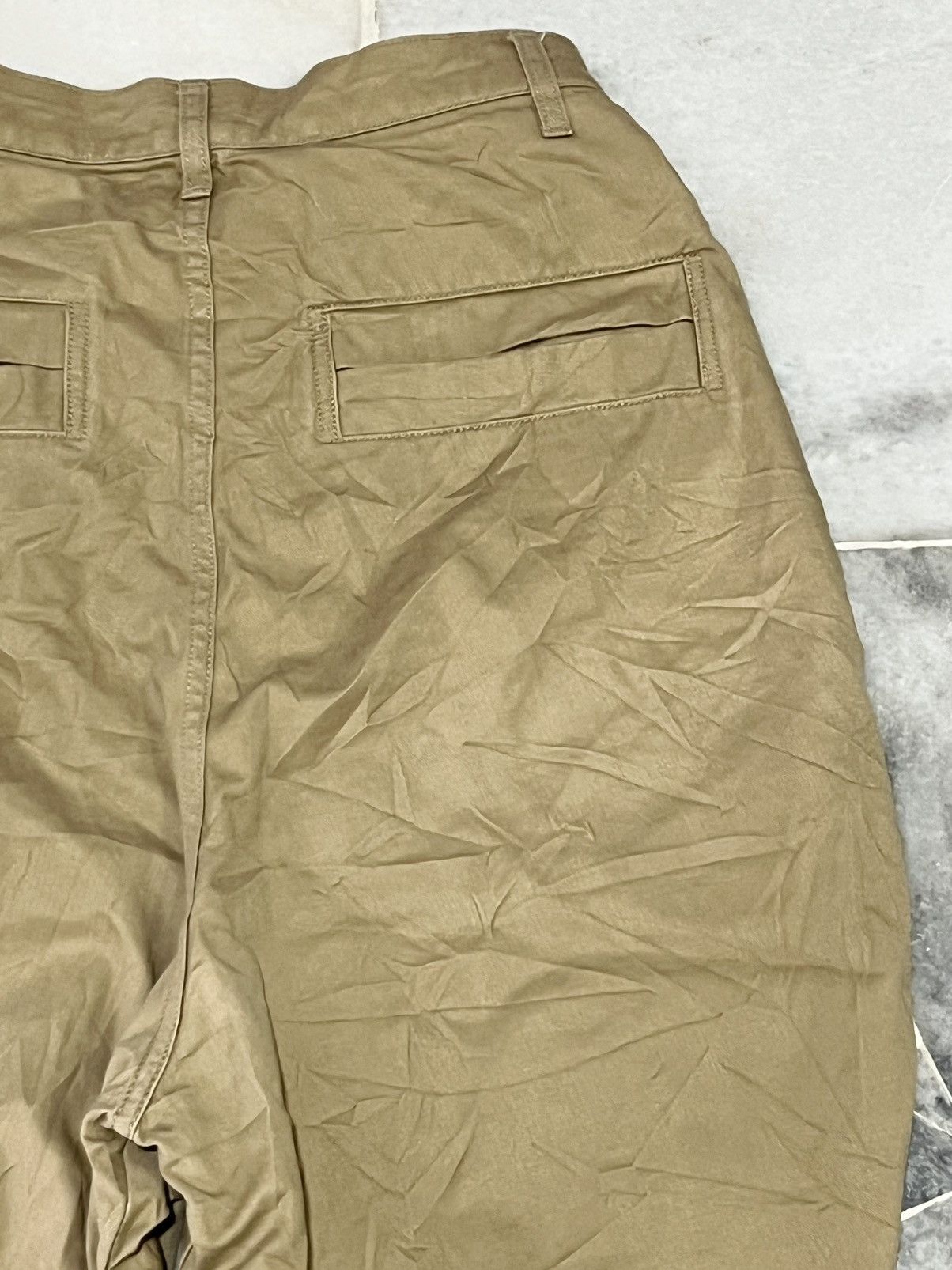 Ne-Net Ne-net Japan by Issey Miyake Khaki Cotton Chino Pants Size US 28 / EU 44 - 11 Thumbnail