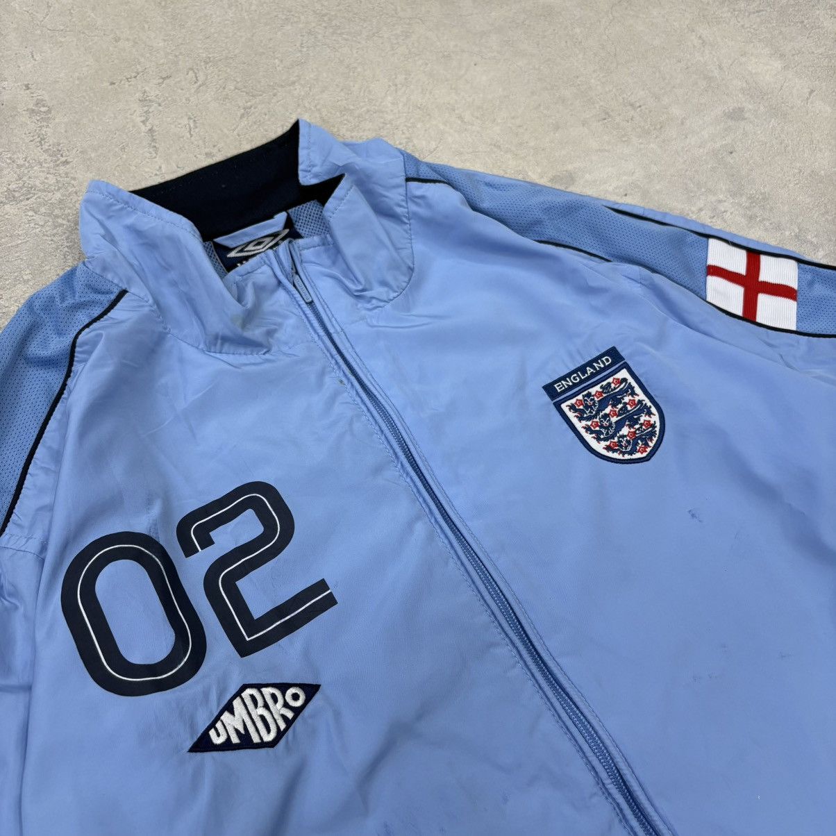 Umbro Vintage Umbro England Track Jacket Size US XL / EU 56 / 4 - 3 Thumbnail