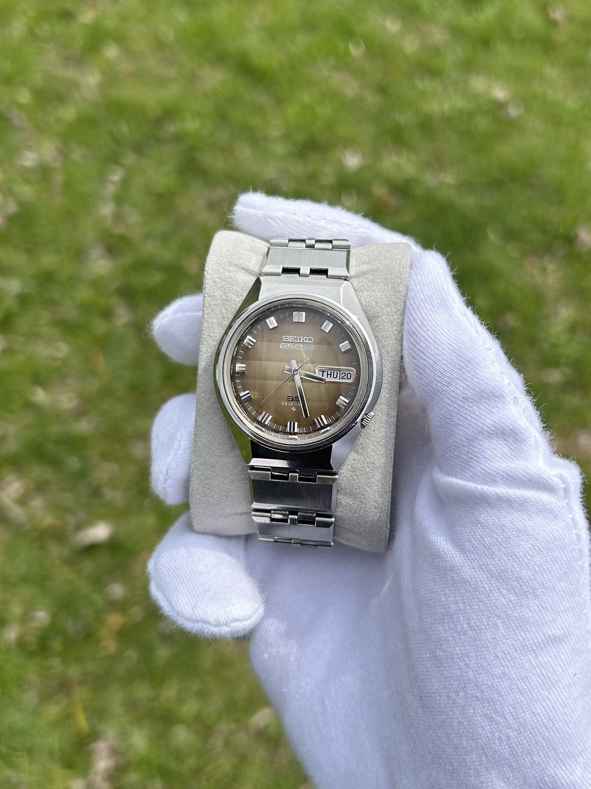 Vintage Vintage Seiko Actus SS Automatic Watch Collectible 1970s Size ONE SIZE - 3 Thumbnail