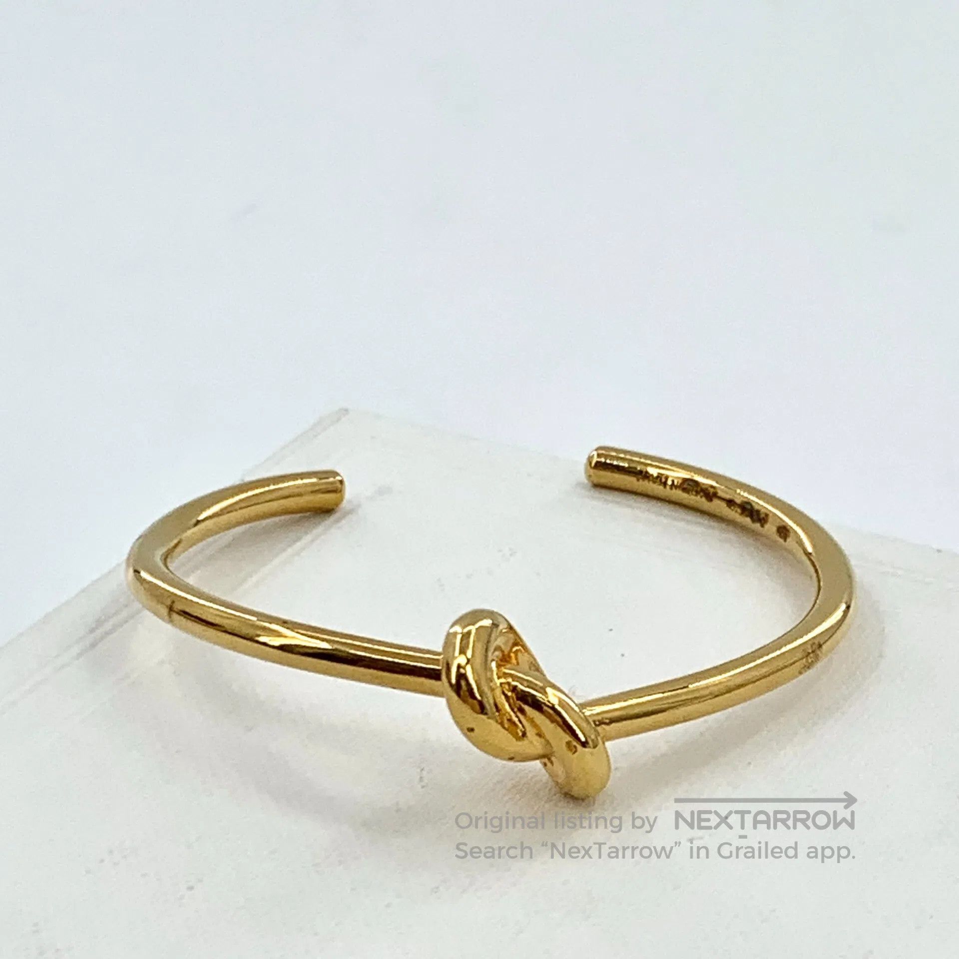 Celine CELINE Gold Open-Ended Knot Bracelet| Size ONE SIZE - 1 Thumbnail