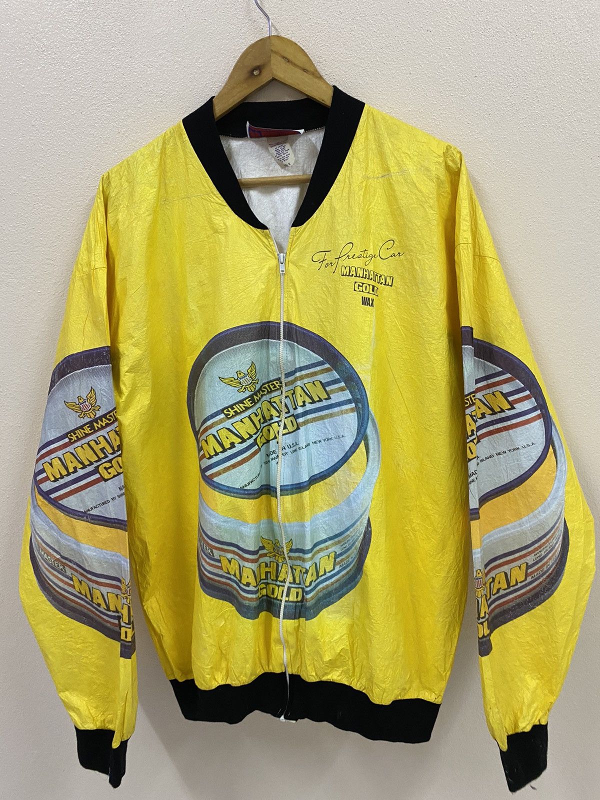 Vintage Vtg Shine Master Manhattan Gold Size US XL / EU 56 / 4 - 3 Thumbnail