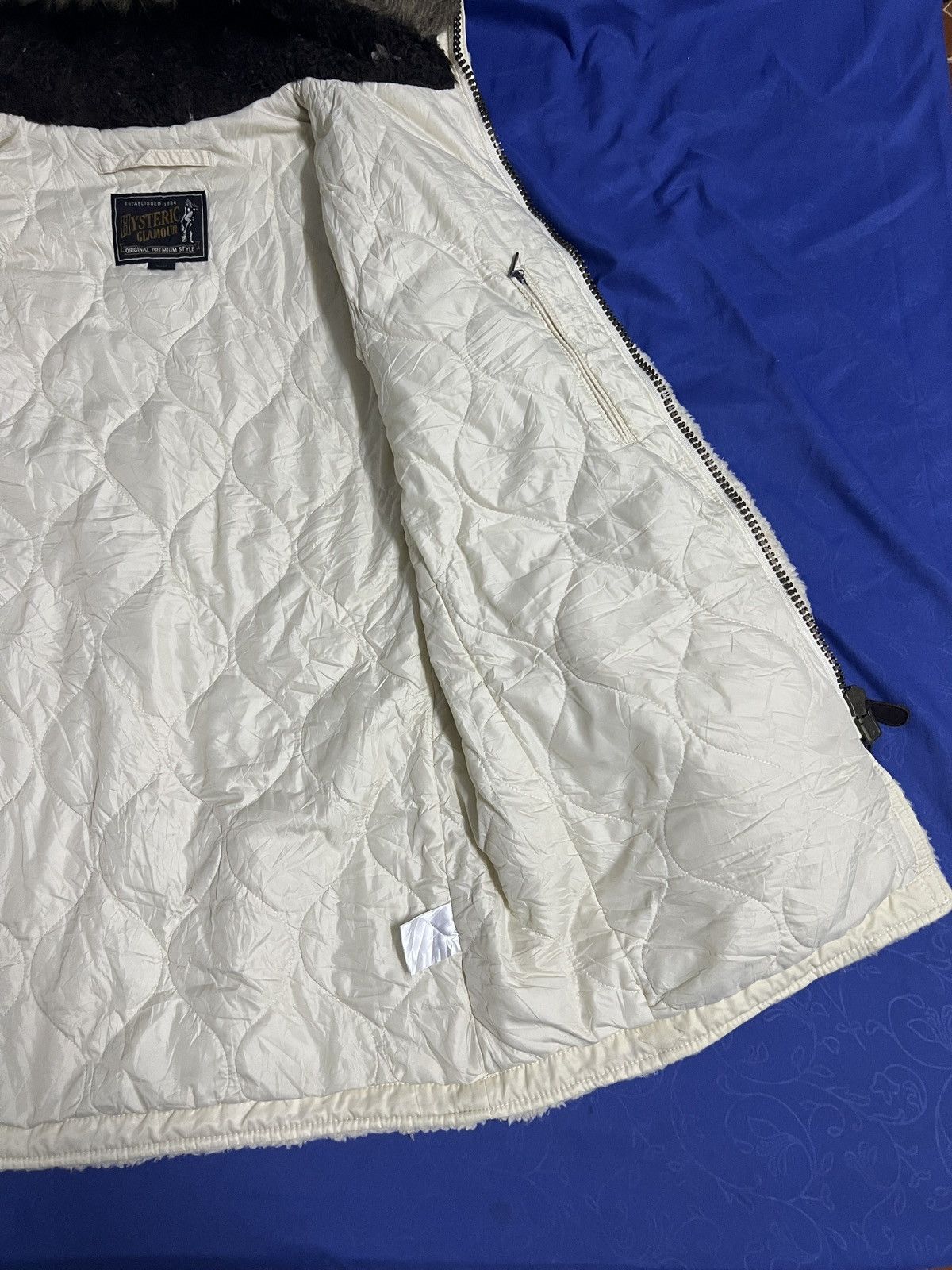 Designer × Hysteric Glamour × Japanese Brand HYSTERIC GLAMOUR WOOL LINED ZIP UP HOODIE LONG JACKET Size US S / EU 44-46 / 1 - 15 Thumbnail