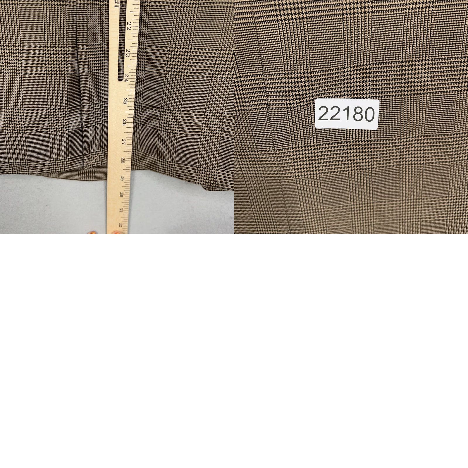 Vintage BLANKNYC Blazer Jacket Womens Small Plaid Double Breasted Houndstooth Brown Notch Lapels Button Button Cuffs Lined Office Workwear Womens Small Blazer Size S / US 4 / IT 40 - 9 Thumbnail