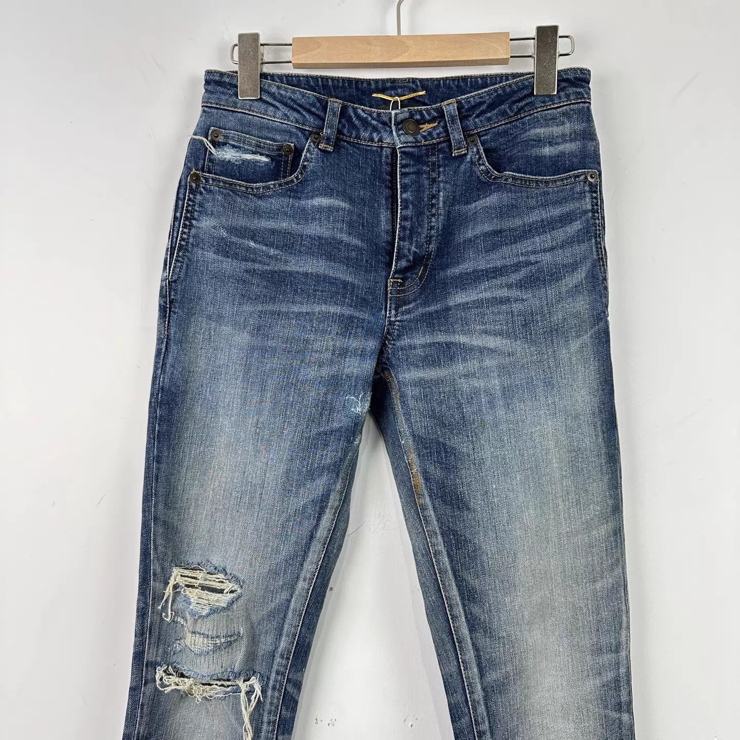 Saint Laurent Paris Saint Laurent Cut Jeans 27 (99 New) Size 27" / US 4 / IT 40 - 3 Thumbnail