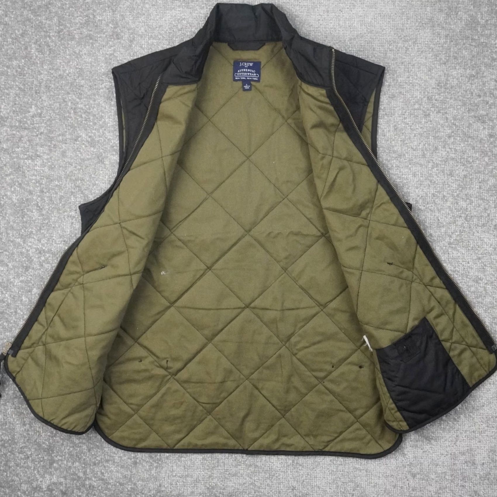 J.Crew J.Crew Mens Vest - Black Quilted Puffer Size US S / EU 44-46 / 1 - 2 Thumbnail