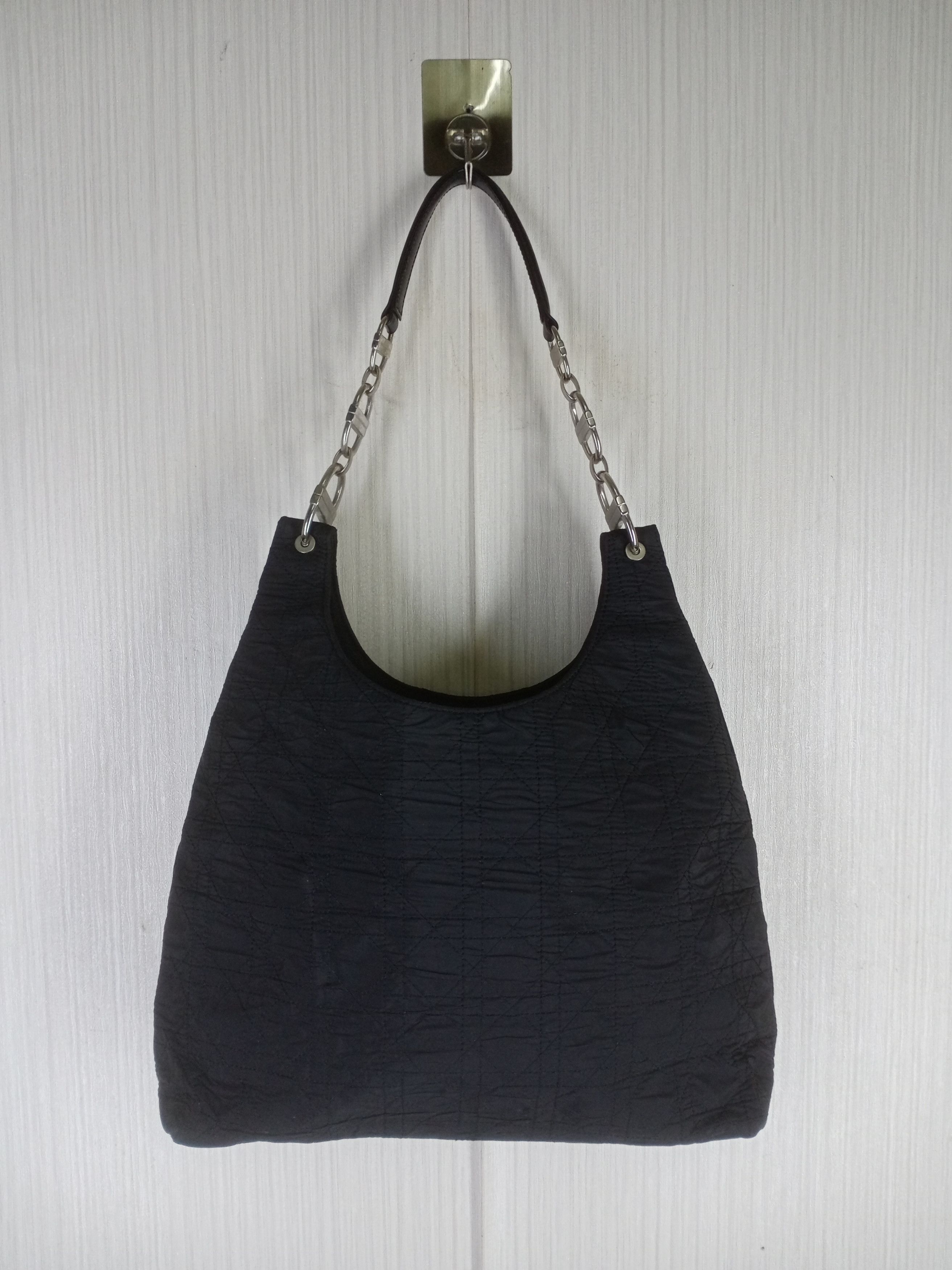 Christian Dior Monsieur Christian Dior One Shoulder RU1927 Black Handbag Size ONE SIZE - 8 Thumbnail