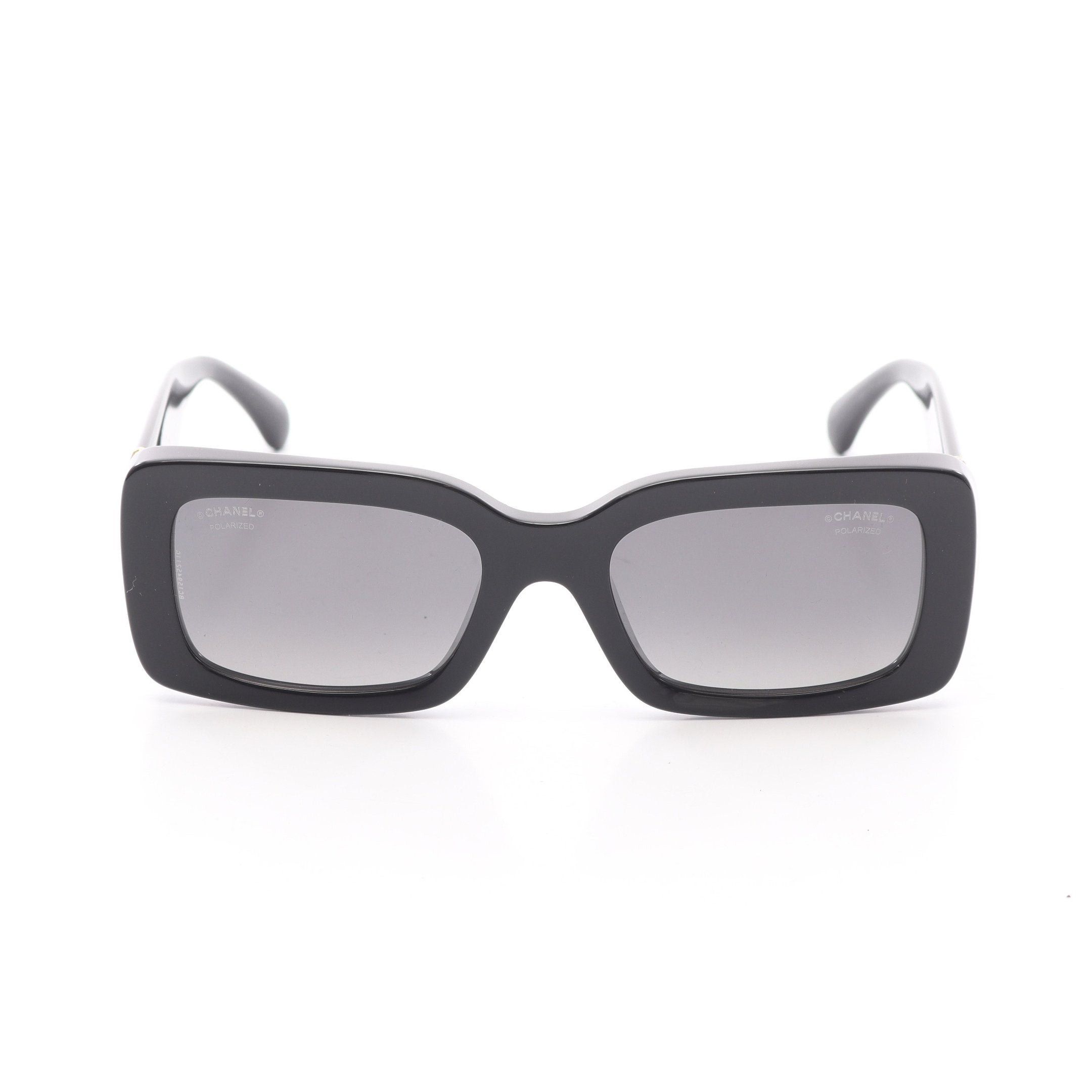 Chanel Chanel Coco Mark Sunglasses Black Size ONE SIZE - 1 Thumbnail
