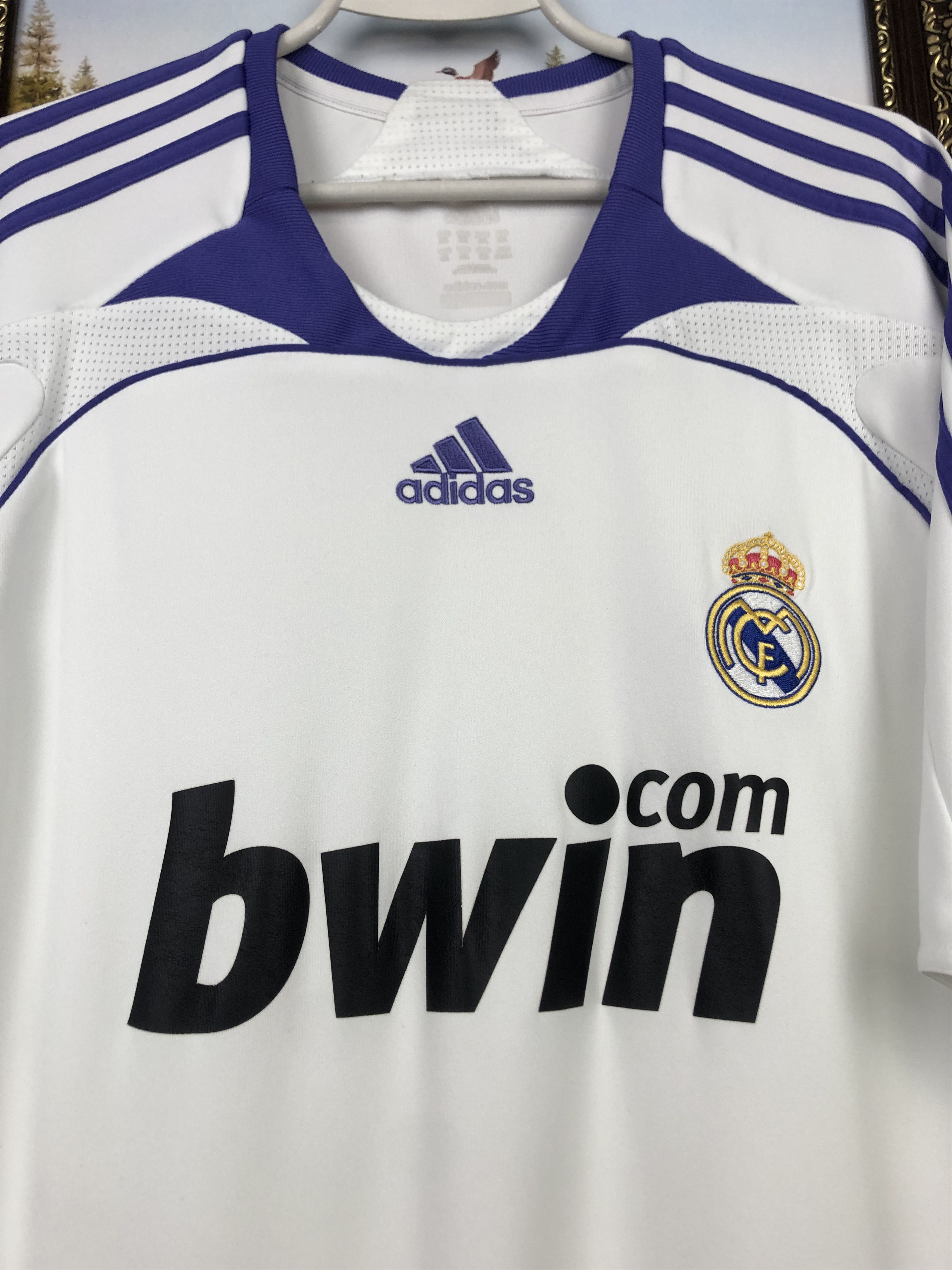 Adidas Real Madrid Home football shirt 2007 Soccer Adidas Jersey Size US XXL / EU 58 / 5 - 3 Thumbnail