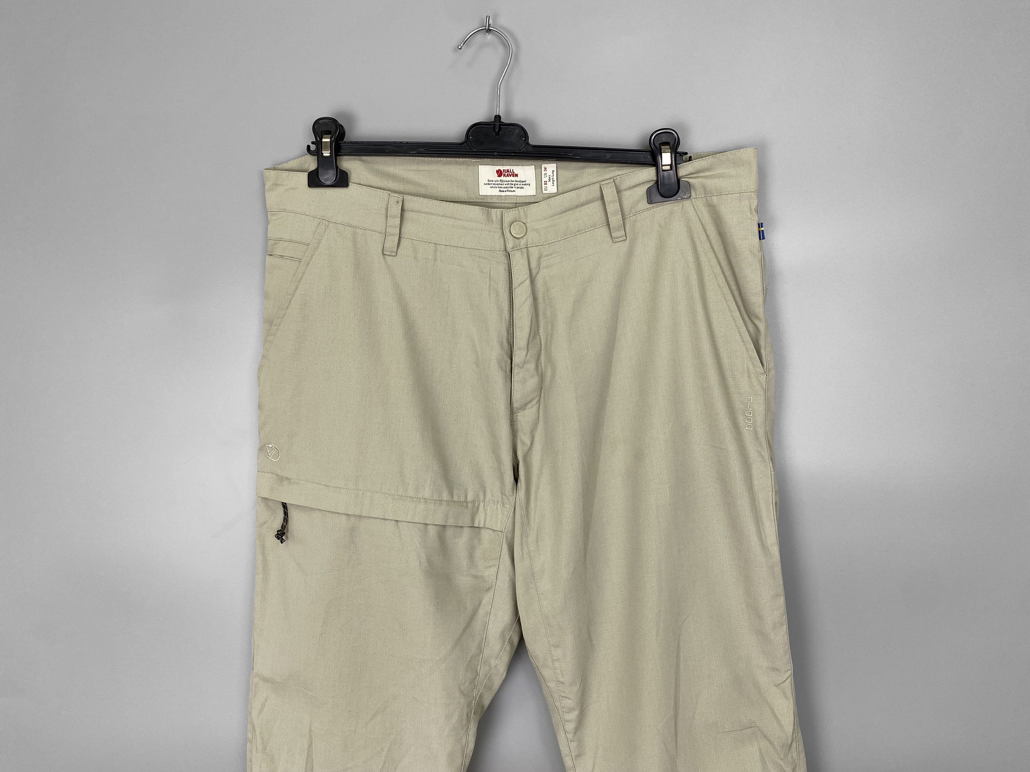Fjallraven FJALLRAVEN G1000 Travellers Trousers Outdoor Cargo Pant Size US 36 / EU 52 - 2 Thumbnail