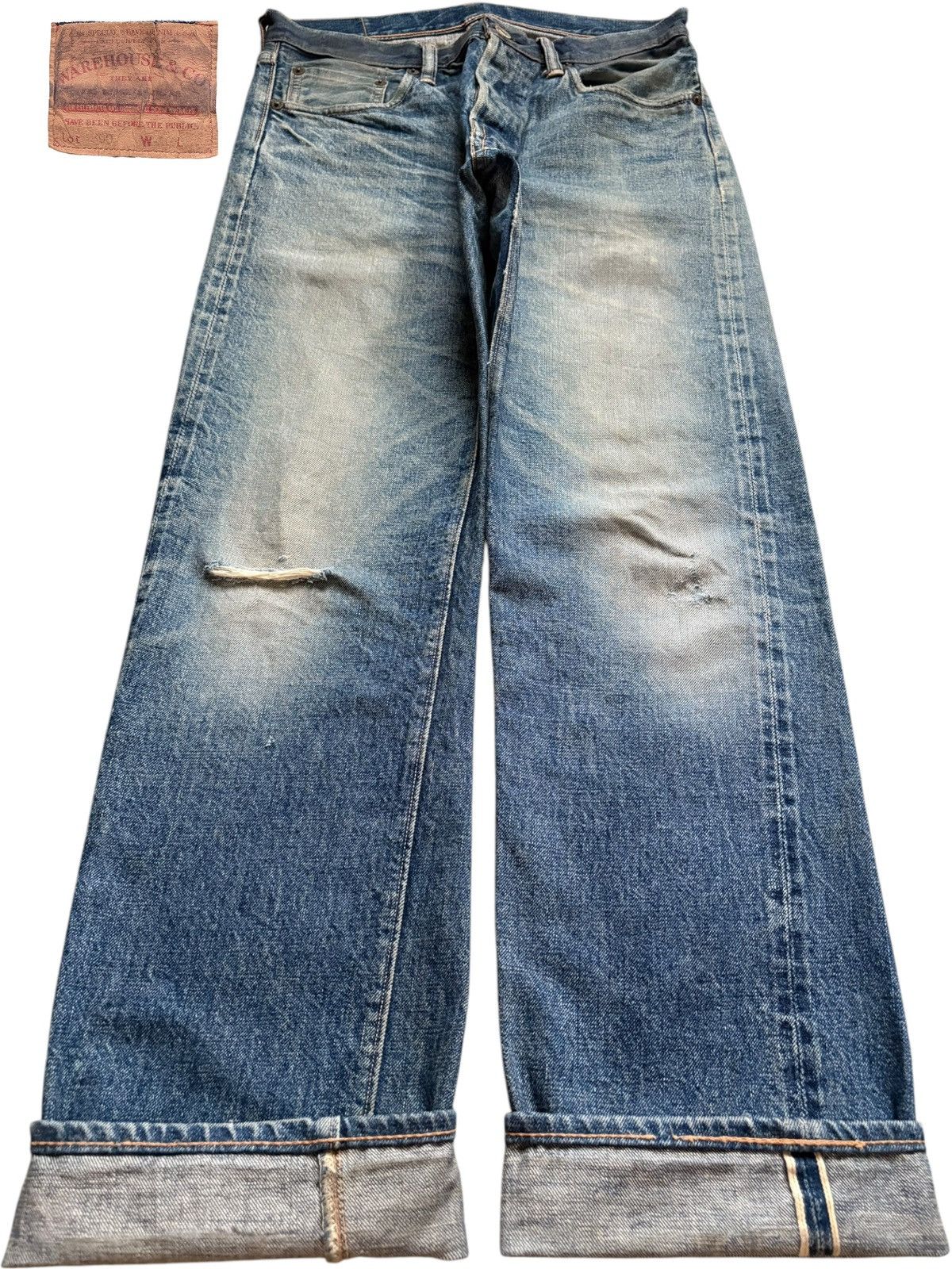 Warehouse & Co. Vintage Japanese Warehouse & Co Selvedge Mud Wash Jeans Size US 29 - 1 Thumbnail
