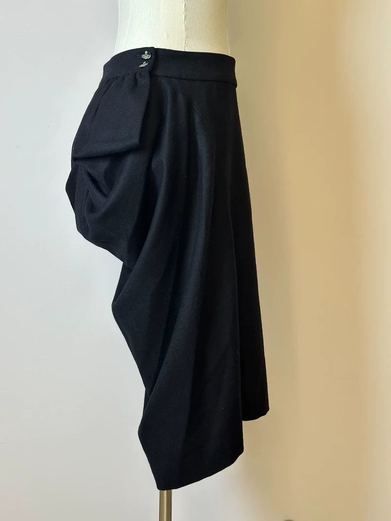 Vivienne Westwood Vivienne Westwood size2 A black wool dress with double plea Size 27" / US 4 / IT 40 - 3 Thumbnail