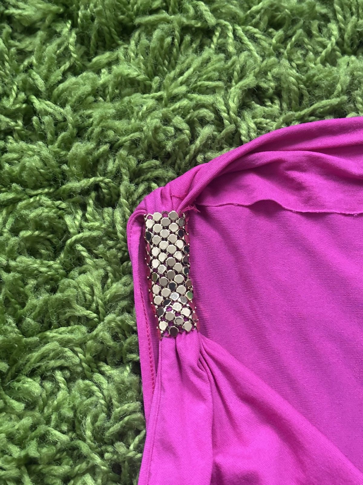 plein sud Mid-2000s Chainmail Strap Top Size M / US 6-8 / IT 42-44 - 4 Thumbnail