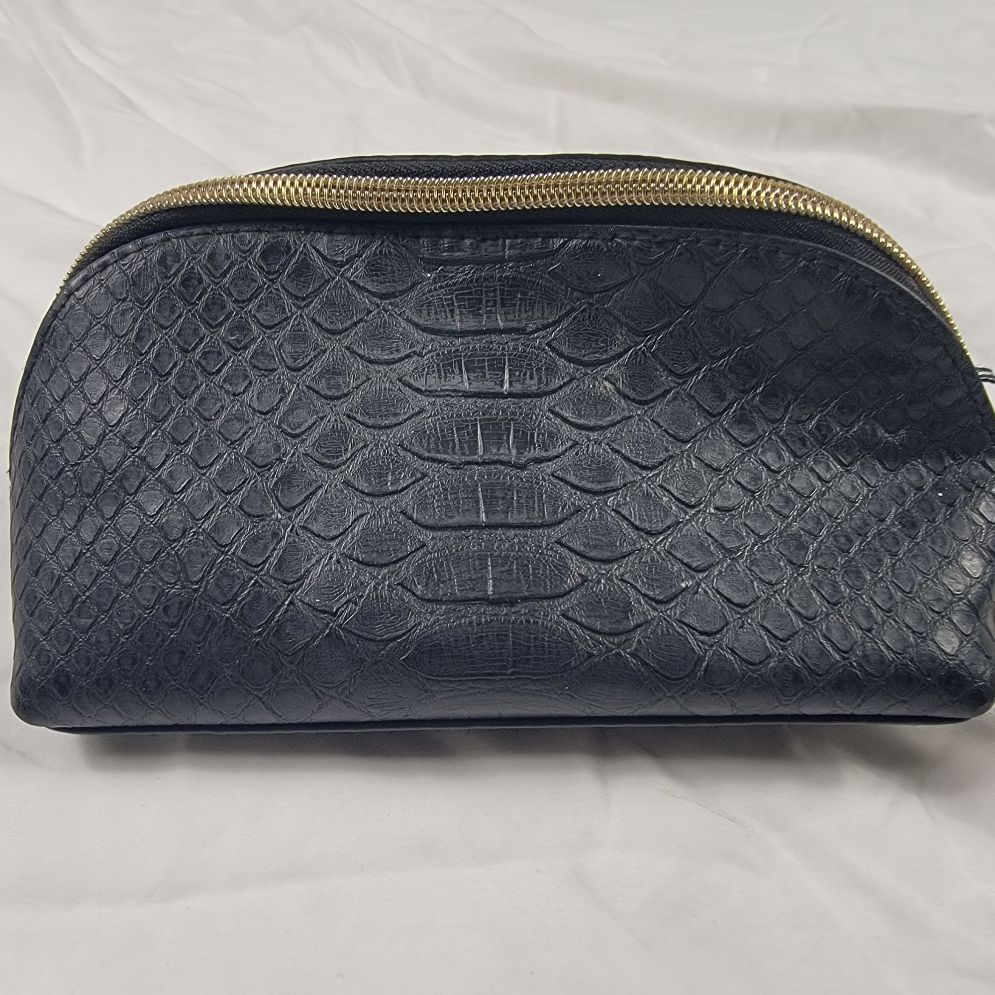 Victoria's Secret Victorias Secret Black Snake Cosmetic Makeup Bag Travel Size ONE SIZE - 2 Thumbnail