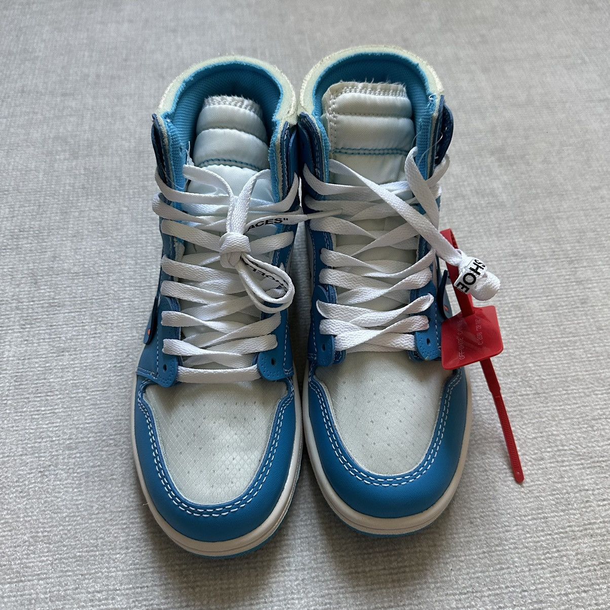 Jordan Brand × Off-White × Virgil Abloh Jordan 1 Retro High Off-White University Blue Size US 7 / IT 37 - 1 Thumbnail