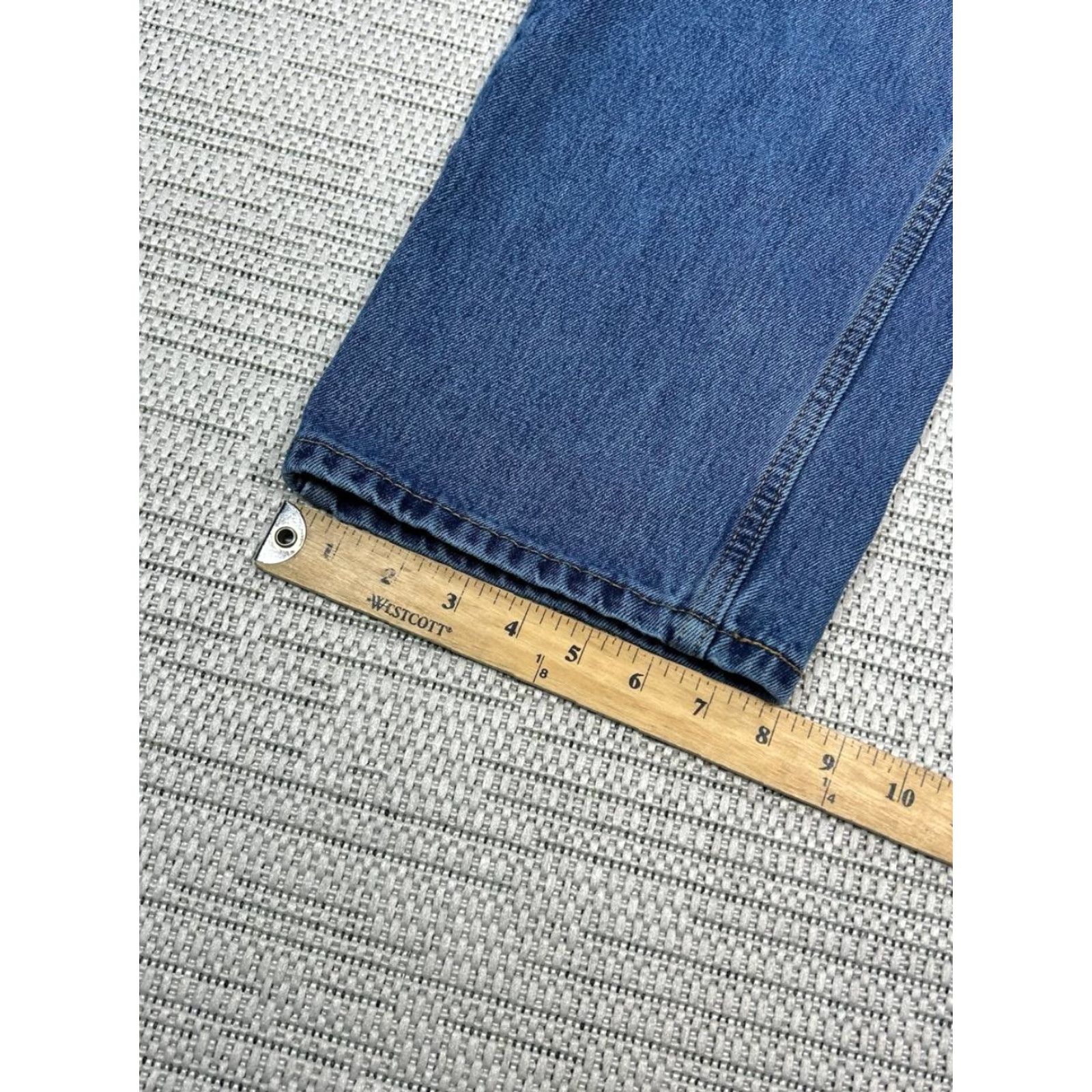 Levi's Levi's 505 Jeans Men 38 Blue Denim Cotton Regular Fit Mid Rise Straight Leg 36x33 jeans Mens Regular Blue 505 City Preppy Size US 38 / EU 54 - 6 Thumbnail