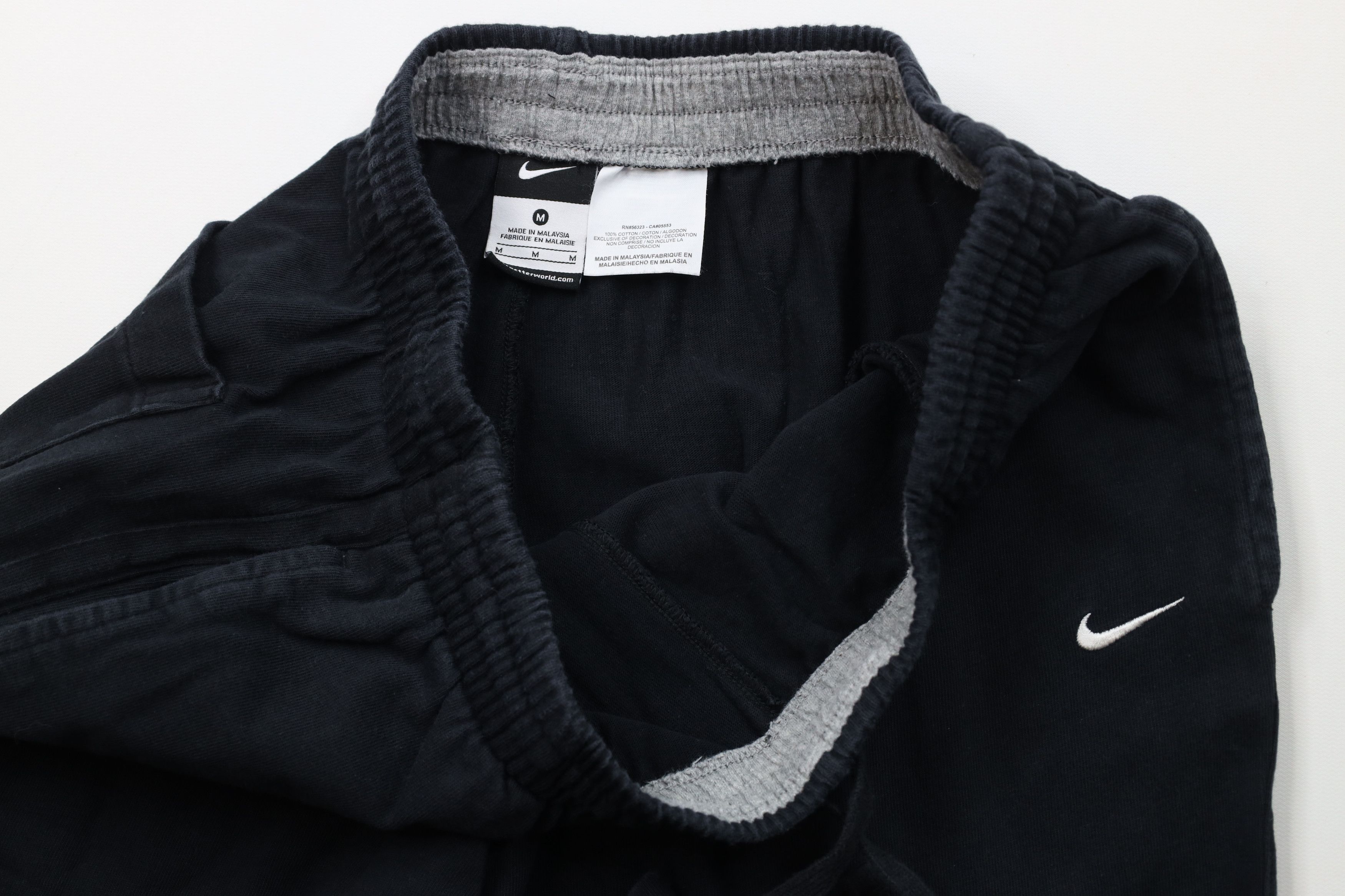 Nike Vintage Y2K Nike Mini Swoosh Ribbed Knit Wide Leg Pants Size US 34 / EU 50 - 9 Thumbnail