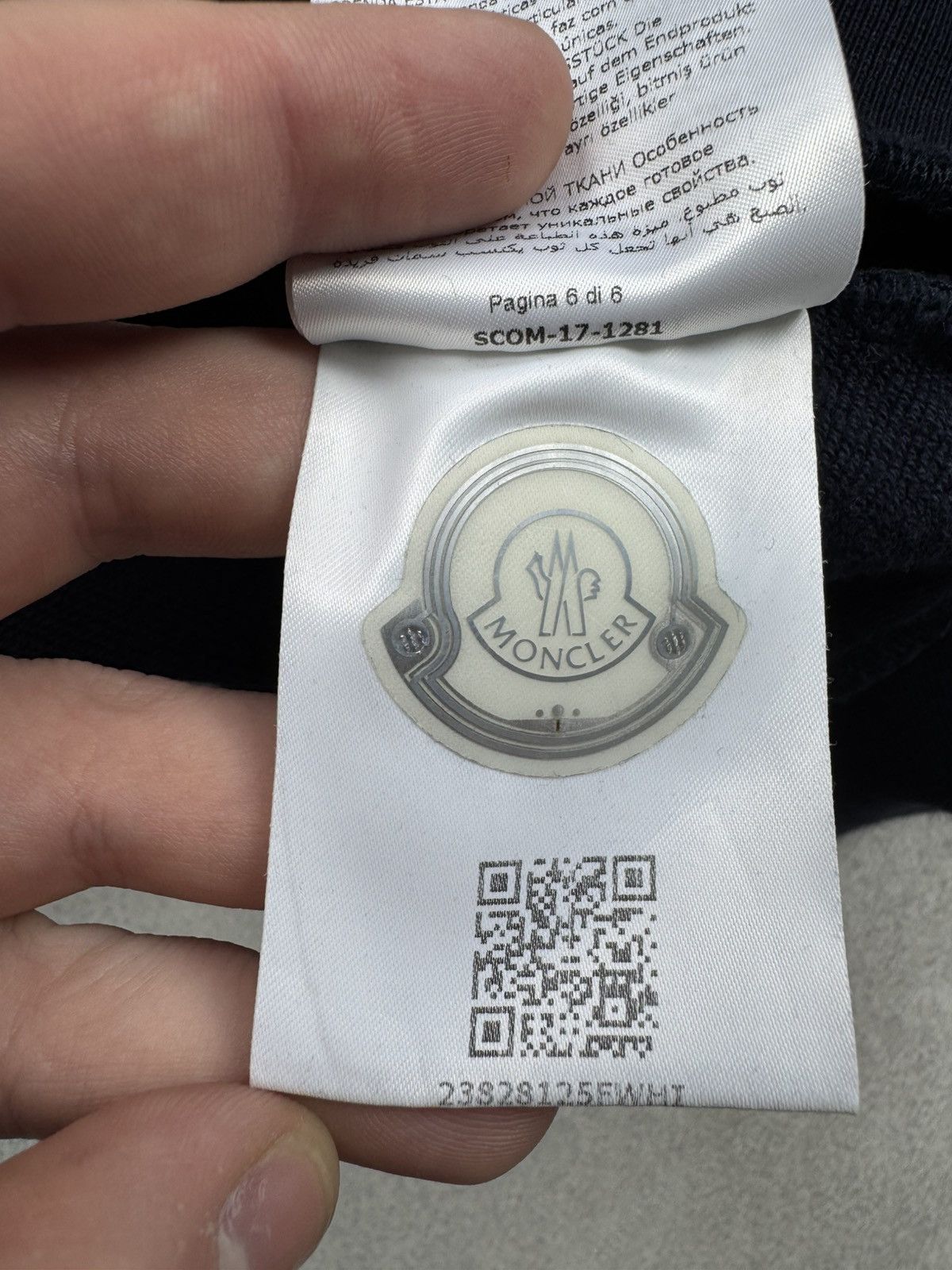 Moncler Moncler Maglia Girocollo I'm Gonna Win Blue Sweatshirt Patch Size US M / EU 48-50 / 2 - 16 Thumbnail
