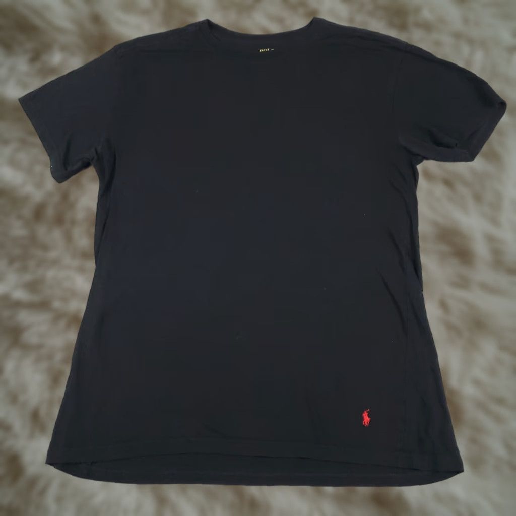 Polo Ralph Lauren VINTAGE Polo Ralph Lauren T Shirt Mens XL Black Pony Casual Short Sleeve Size US XL / EU 56 / 4 - 1 Thumbnail