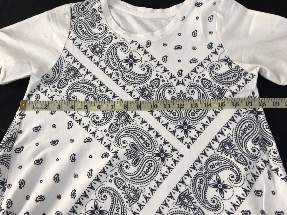 Japanese Brand Vintage Japanese Brand Paisley Printed Tee Girl Youth Wear Size S / US 4 / IT 40 - 7 Thumbnail