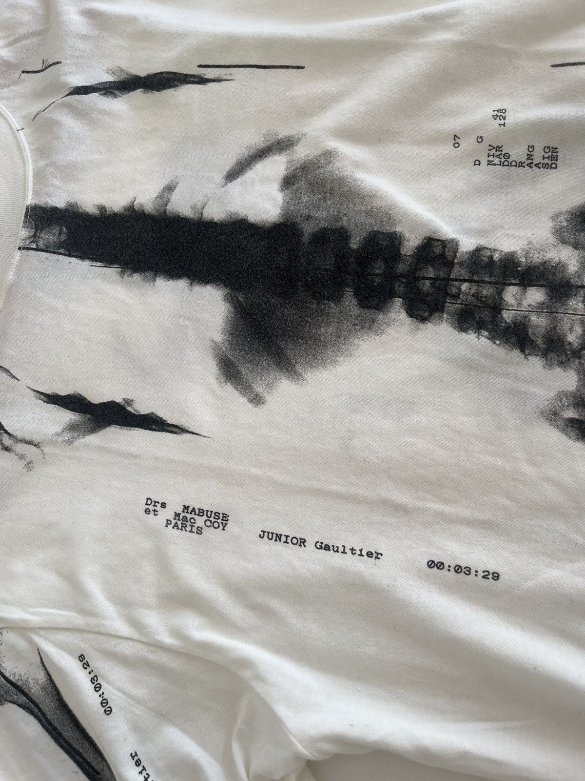 Designer × Jean Paul Gaultier × Vintage Jean Paul Gaultier Junior Gaultier SS 1990 X-Ray long sleeve Size US M / EU 48-50 / 2 - 6 Thumbnail