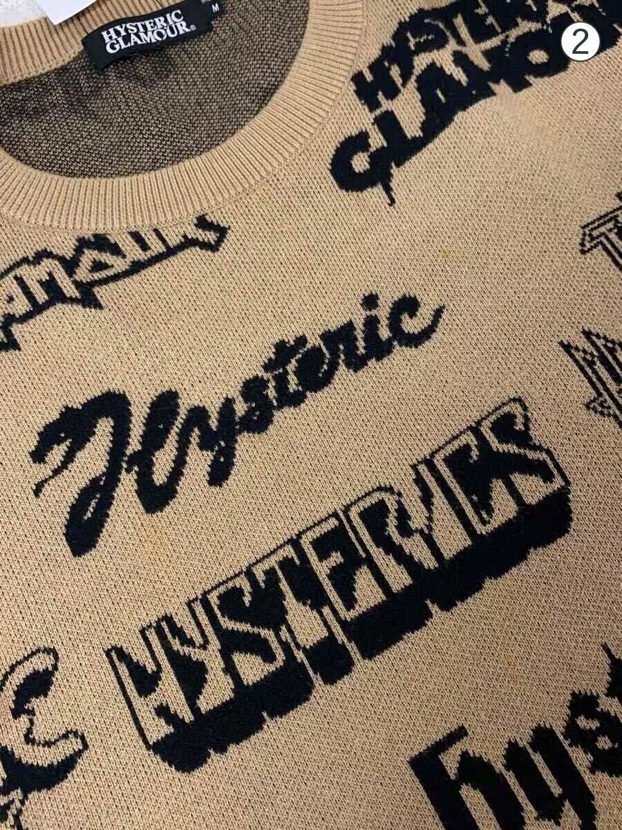 Hysteric Glamour Multi Heavy Metal Logo Knit Sweater Size US M / EU 48-50 / 2 - 3 Thumbnail