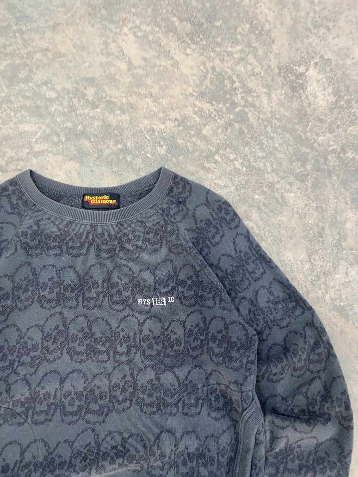 Hysteric Glamour Hysteric Glamour💥 Skull Fullprint Sweater 80s Size XS / US 0-2 / IT 36-38 - 3 Thumbnail