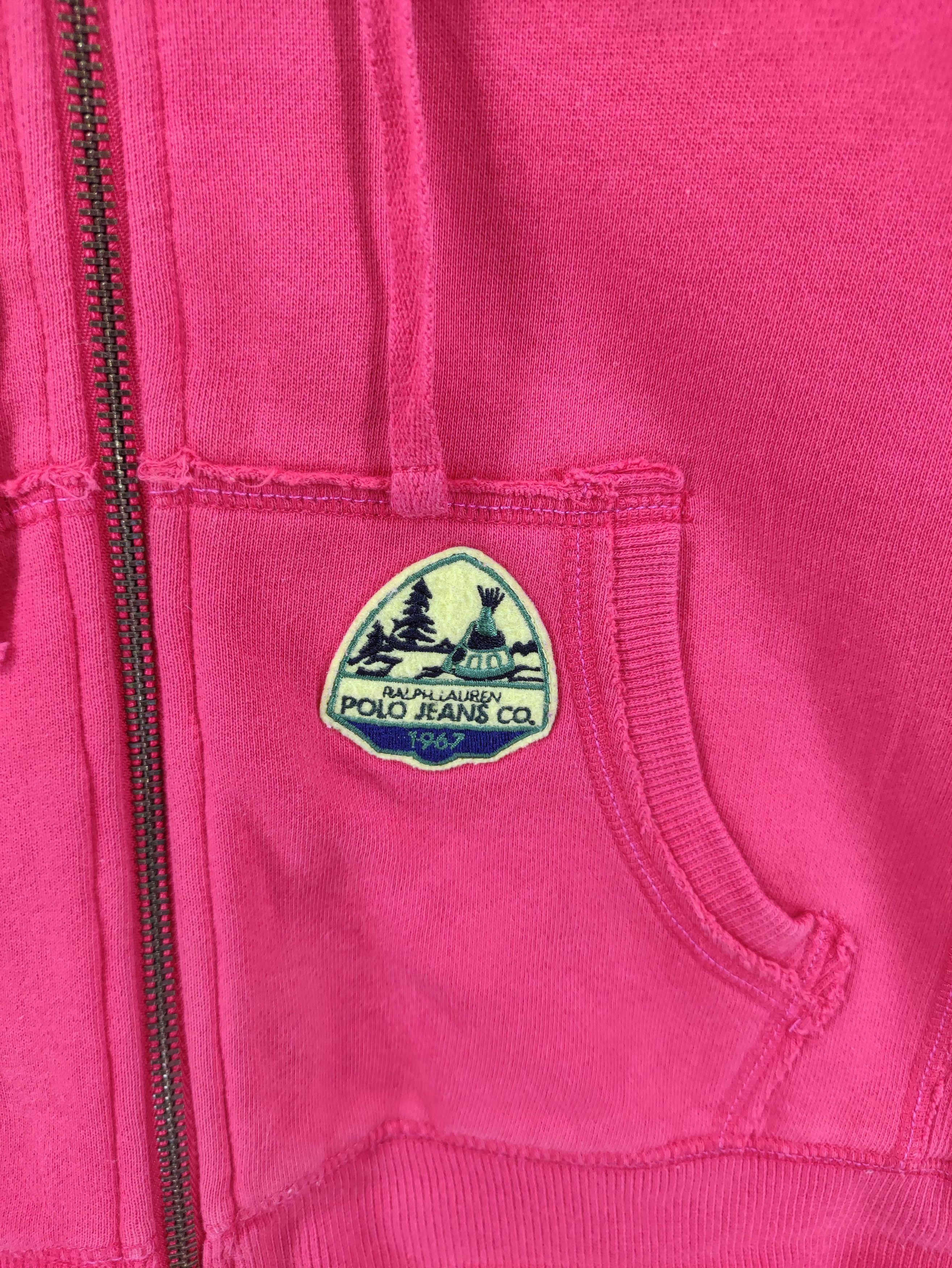 Polo Ralph Lauren Vintage Polo Jeans Hoodie Sweater Jacket Zipper Size S / US 4 / IT 40 - 3 Thumbnail