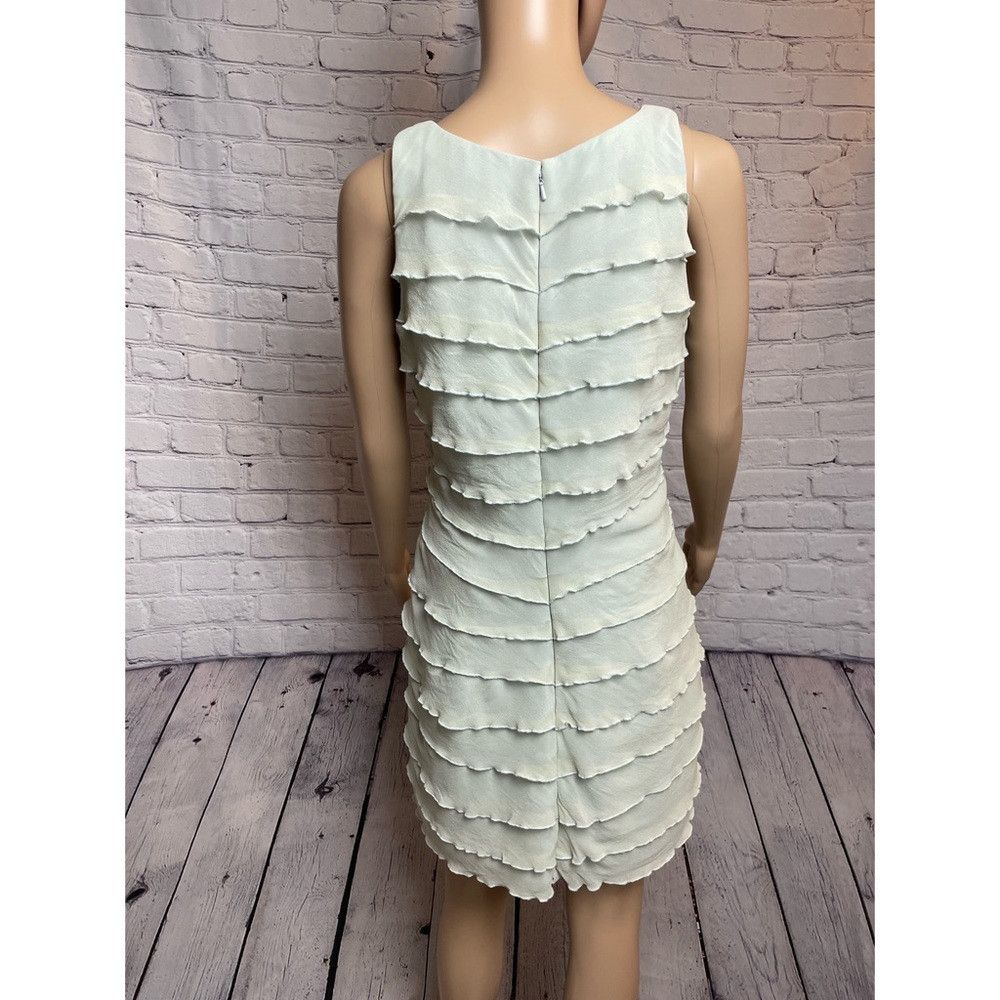 Other Chetta B Baby Blue Silk Ruffle Mini Dress Size 6 Size M / US 6-8 / IT 42-44 - 4 Thumbnail