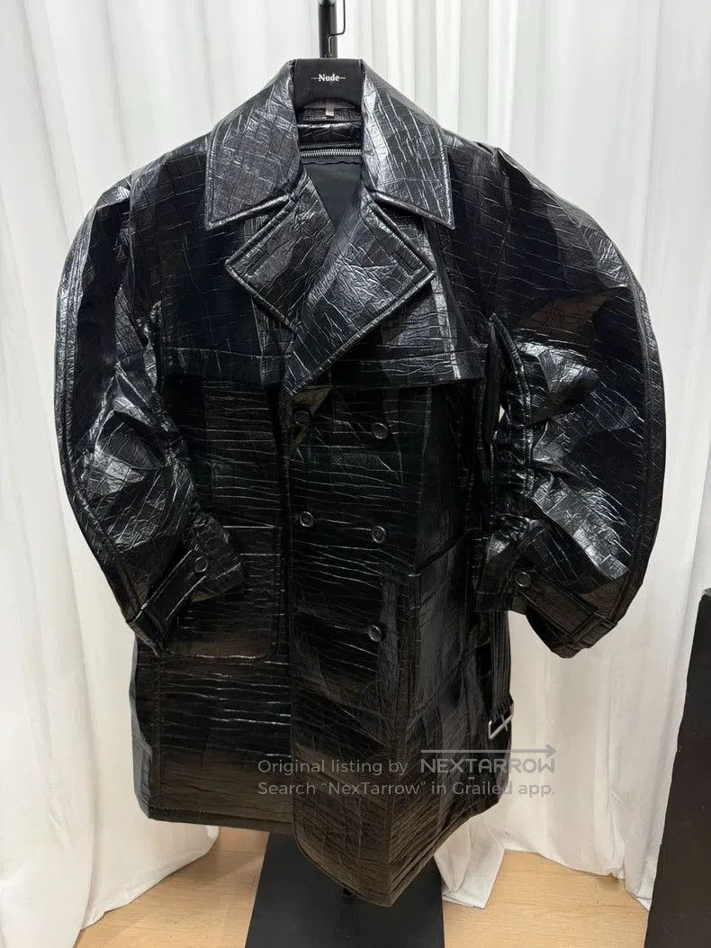 Walter Van Beirendonck Walter Van Beirendonck Oversized Black Raincoat. Size US L / EU 52-54 / 3 - 1 Thumbnail