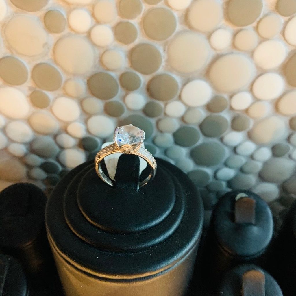 Other Sterling Silver Ring with Cubic Zirconia size 7 Size ONE SIZE - 1 Thumbnail