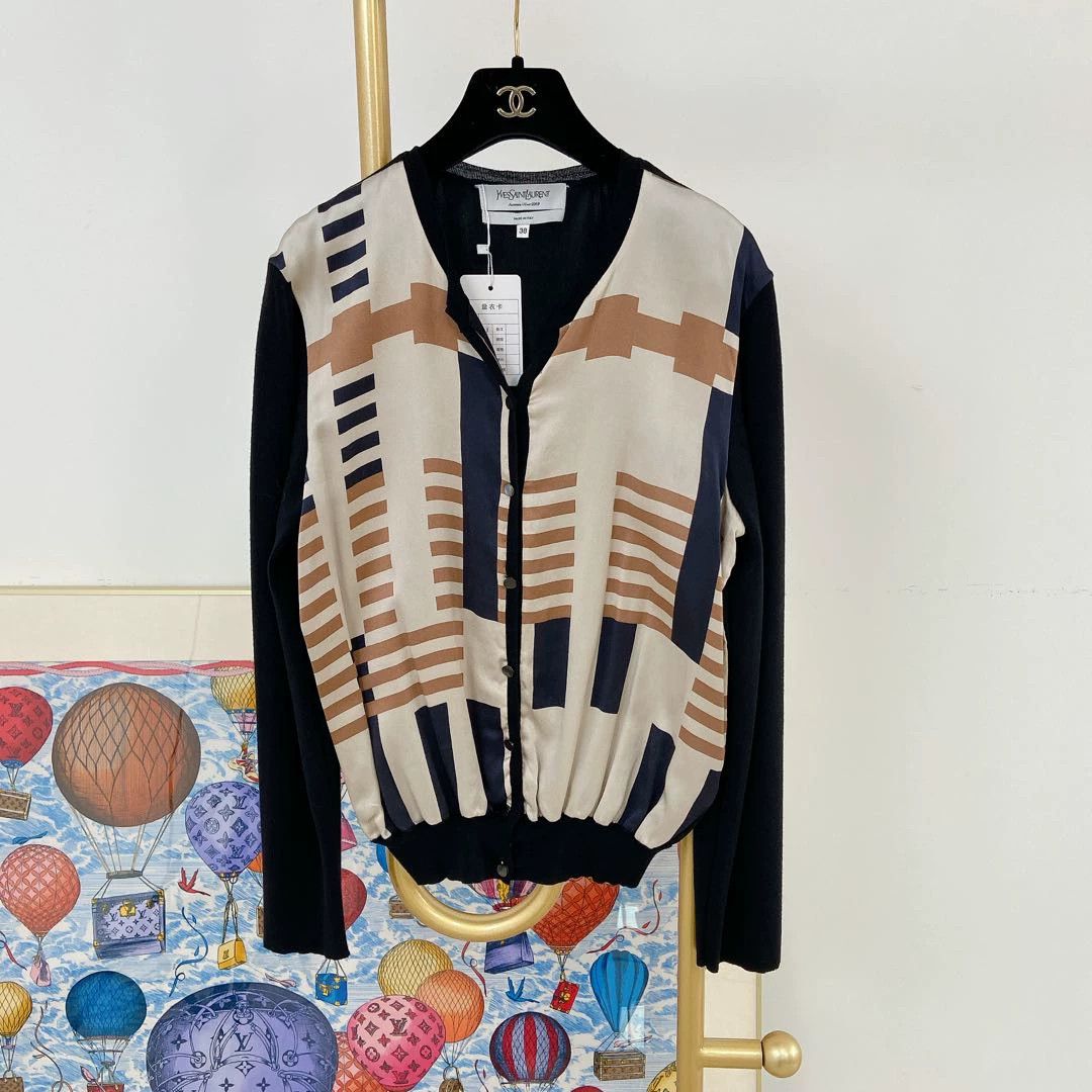 Yves Saint Laurent YSL silk top jkt Size XS / US 0-2 / IT 36-38 - 1 Thumbnail