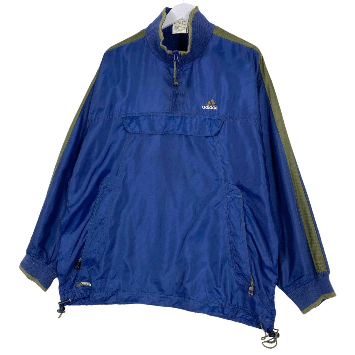 Adidas × Vintage 💥 90s ADIDAS ANORAK WINDBREAKER JACKET Size US L / EU 52-54 / 3 - 2 Thumbnail