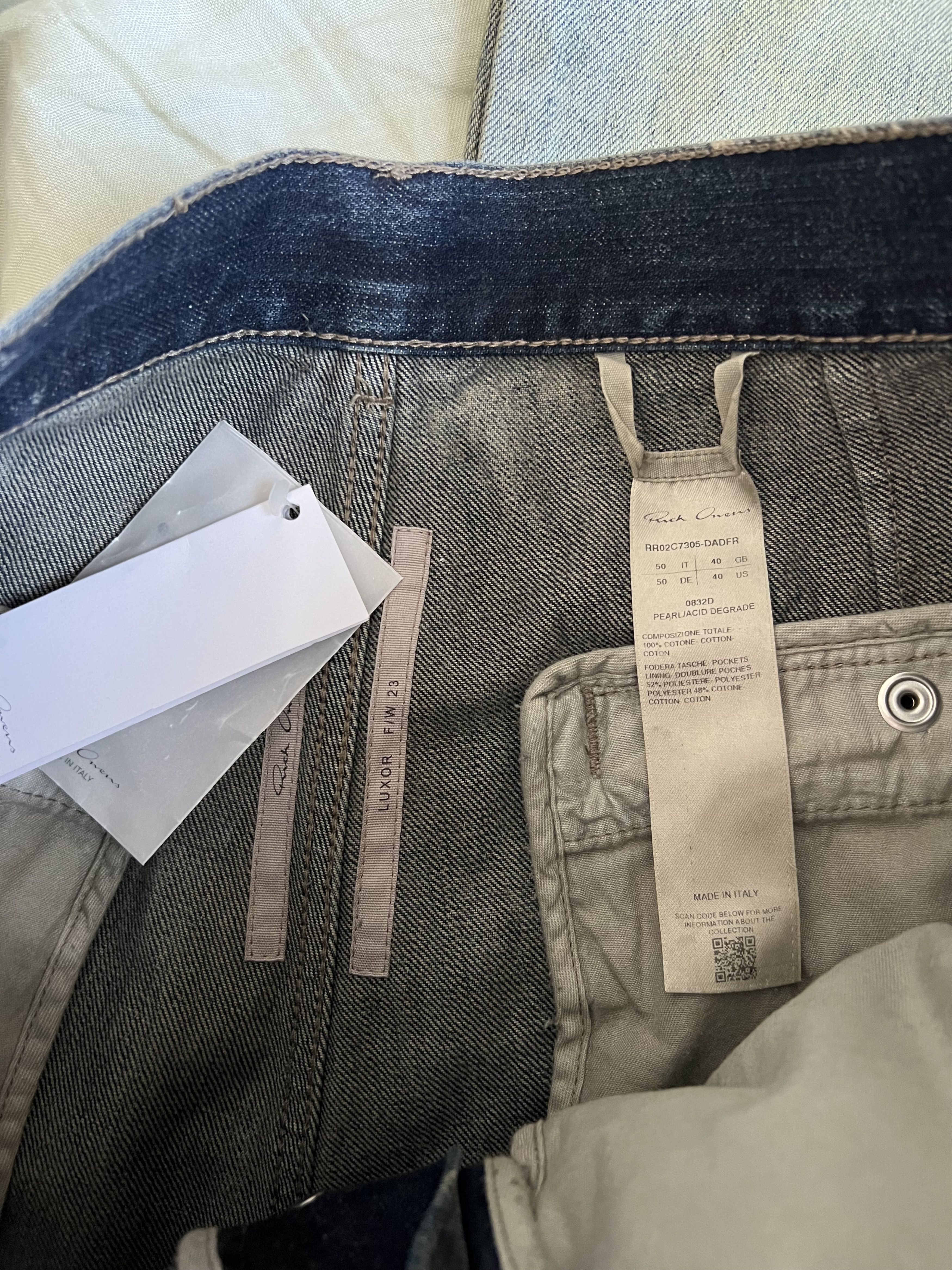 Rick Owens Rick Owens Luxor Tailored Belas Acid Degrade Size US 34 / EU 50 - 8 Thumbnail