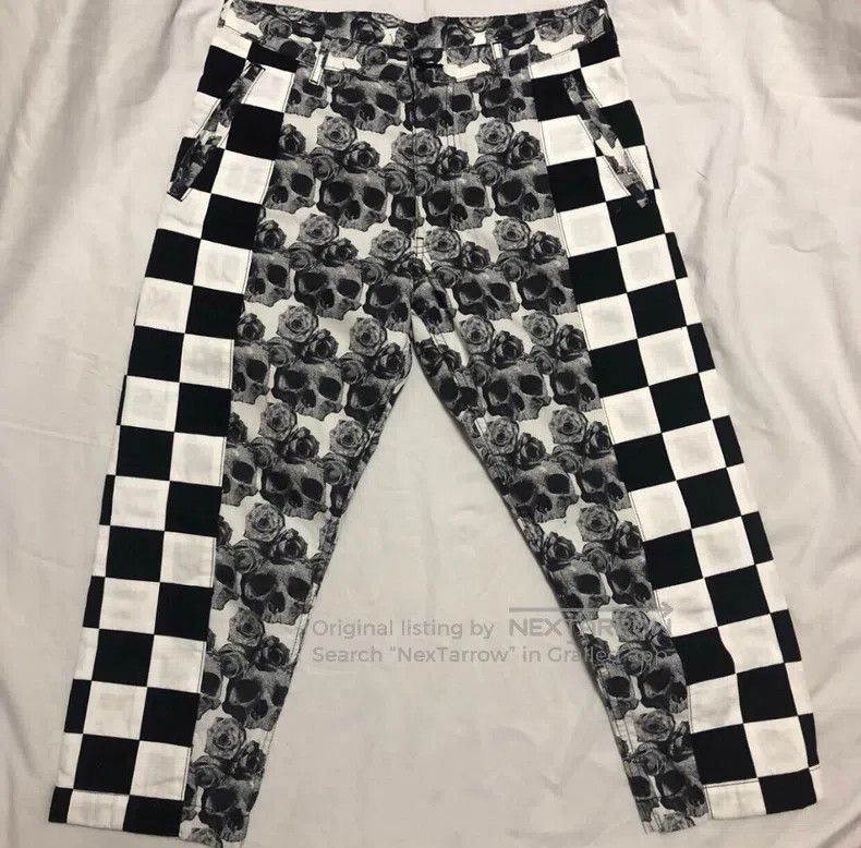 Comme des Garcons Comme Des Garcons size S Rose skull pants Size US 27 - 7 Thumbnail