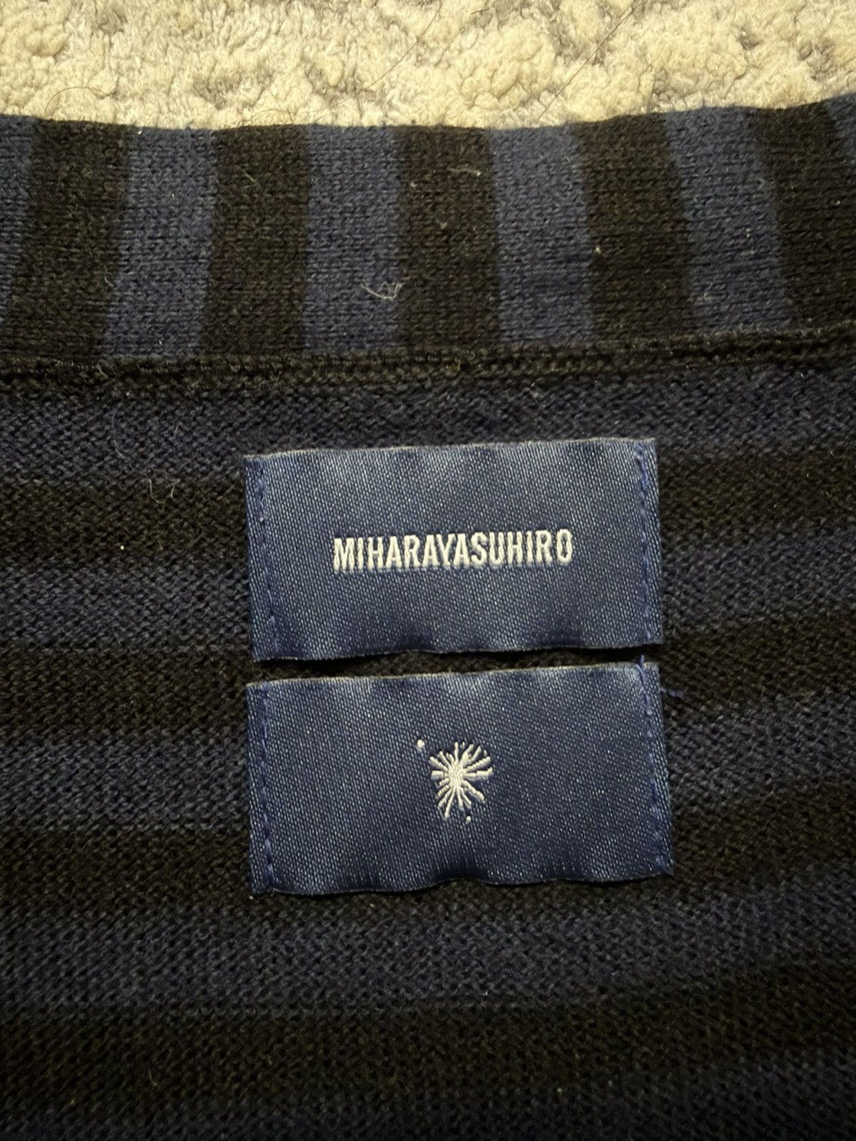 Maison MIHARA YASUHIRO Mihara Yasuhiro - Striped Cardigan Size US XS / EU 42 / 0 - 2 Thumbnail