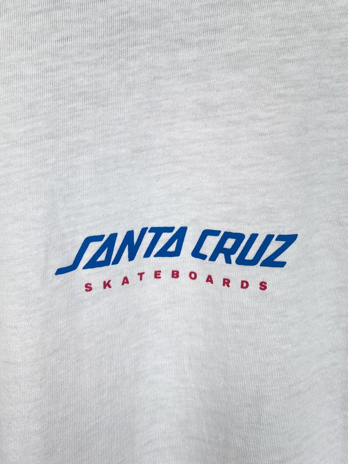 Santa Cruz Skateboards Santa Cruz Skateboards Short Sleeve T-Shirt Size M Top White Size US M / EU 48-50 / 2 - 6 Thumbnail
