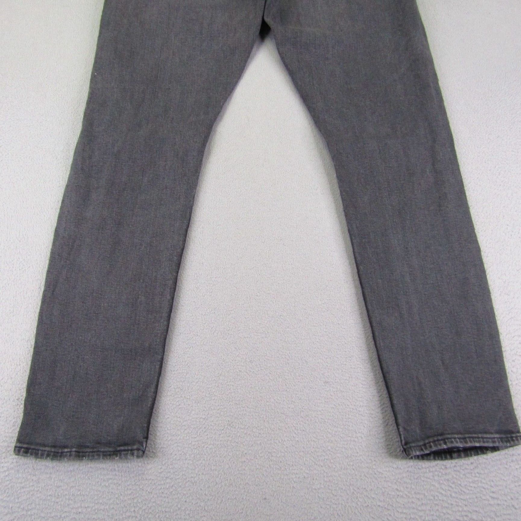 Levi's Levi's Jeans Mens 33x32 Gray Denim 502 Slim Tapered Distressed Flex Classic Outdoor Mens Size US 33 - 6 Thumbnail